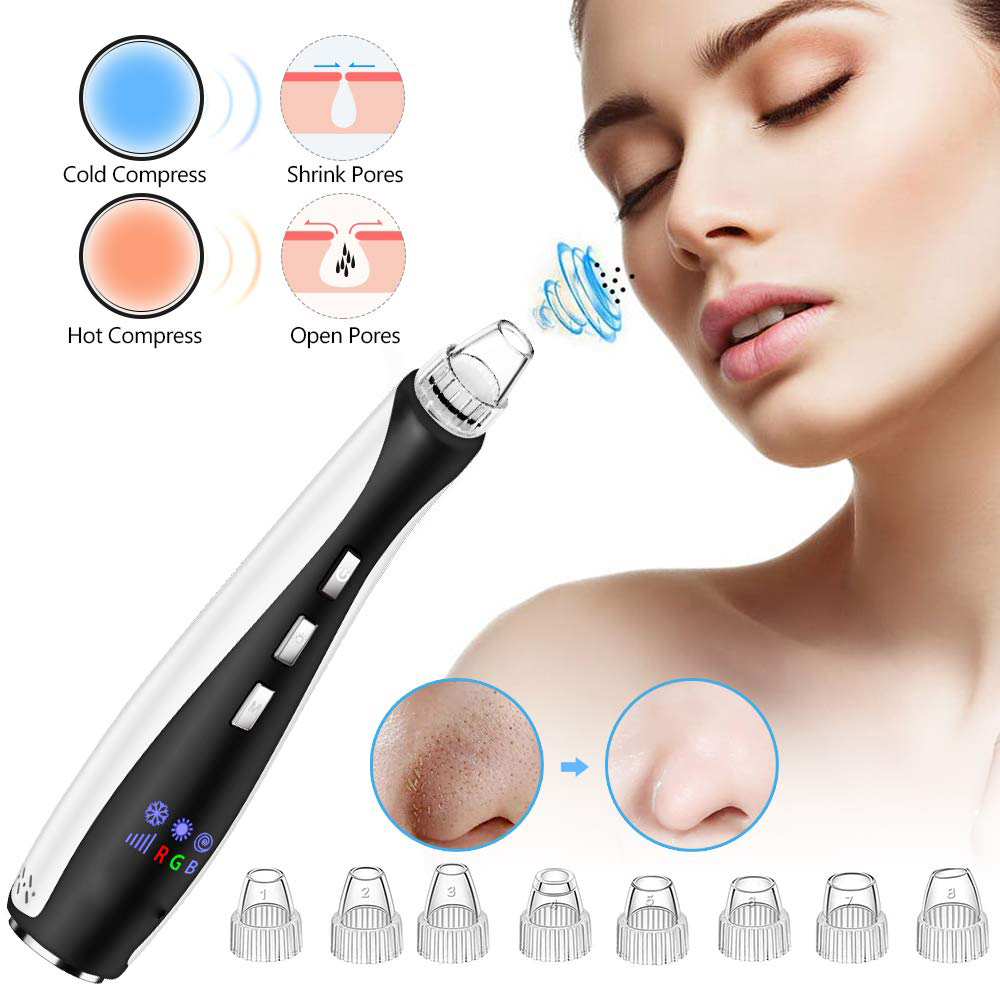 Blackhead Remover Vacuum Nose Face Pore Acne Whitehead Electric Cleaner Machine