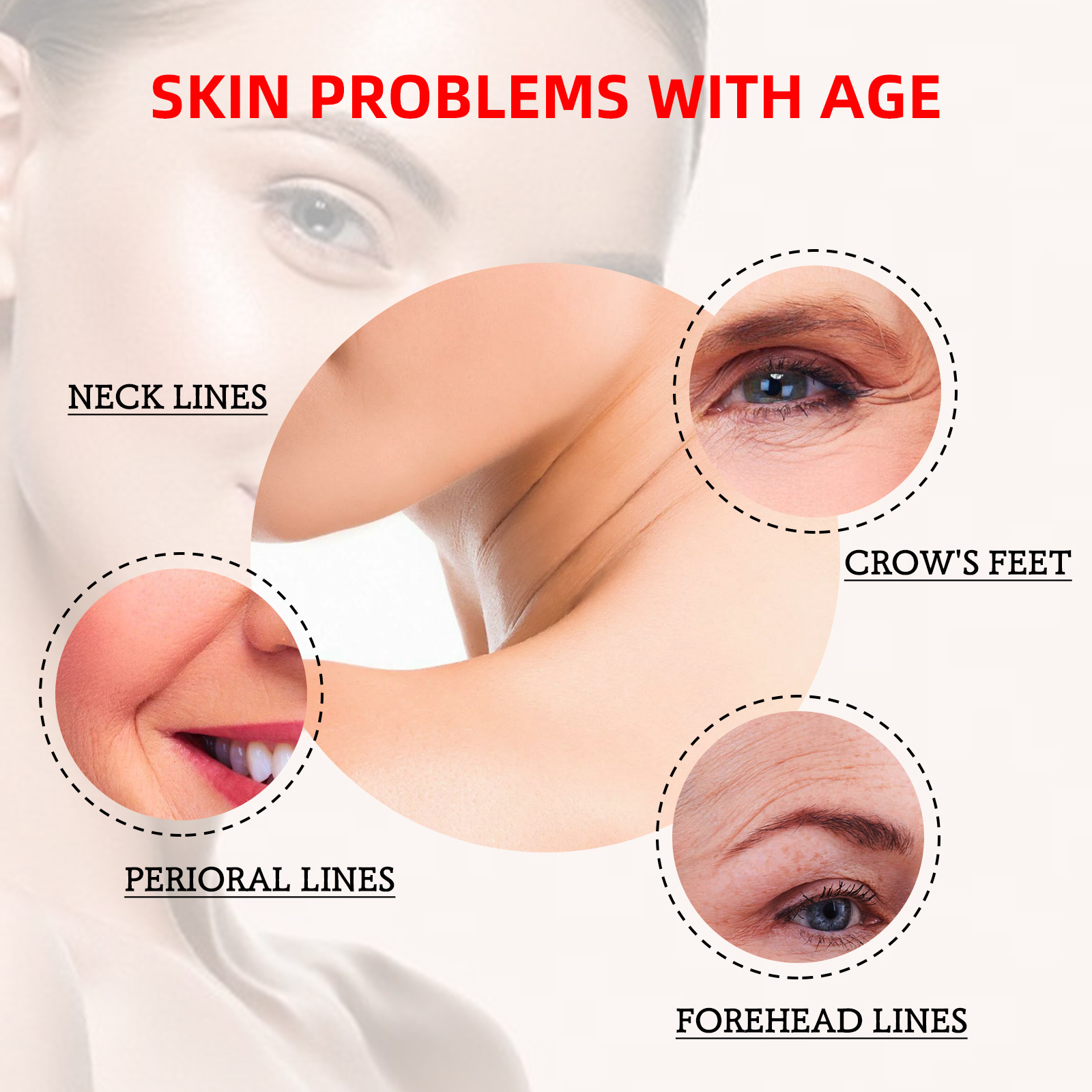 Instant Wrinkle Removal Cream Anti-aging Face Moisturizer Lifting Firming Tightening Facial Cream Fade Fine Lines Skin Smooth Skin Care Product