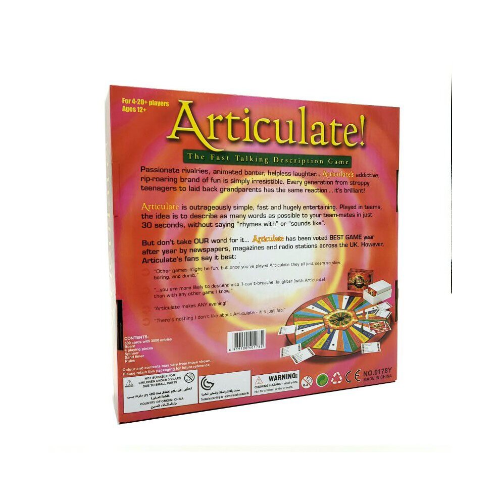 Articulate Game Family Board Game The Fast Talking Description Game