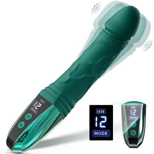 Realistic Vibrator Dildo Sex Toy Anal Dildos Adult Toys with LED Display for Women G Spot Stimulation Vibrating Dildo Anal Vibrators Couples Men Women