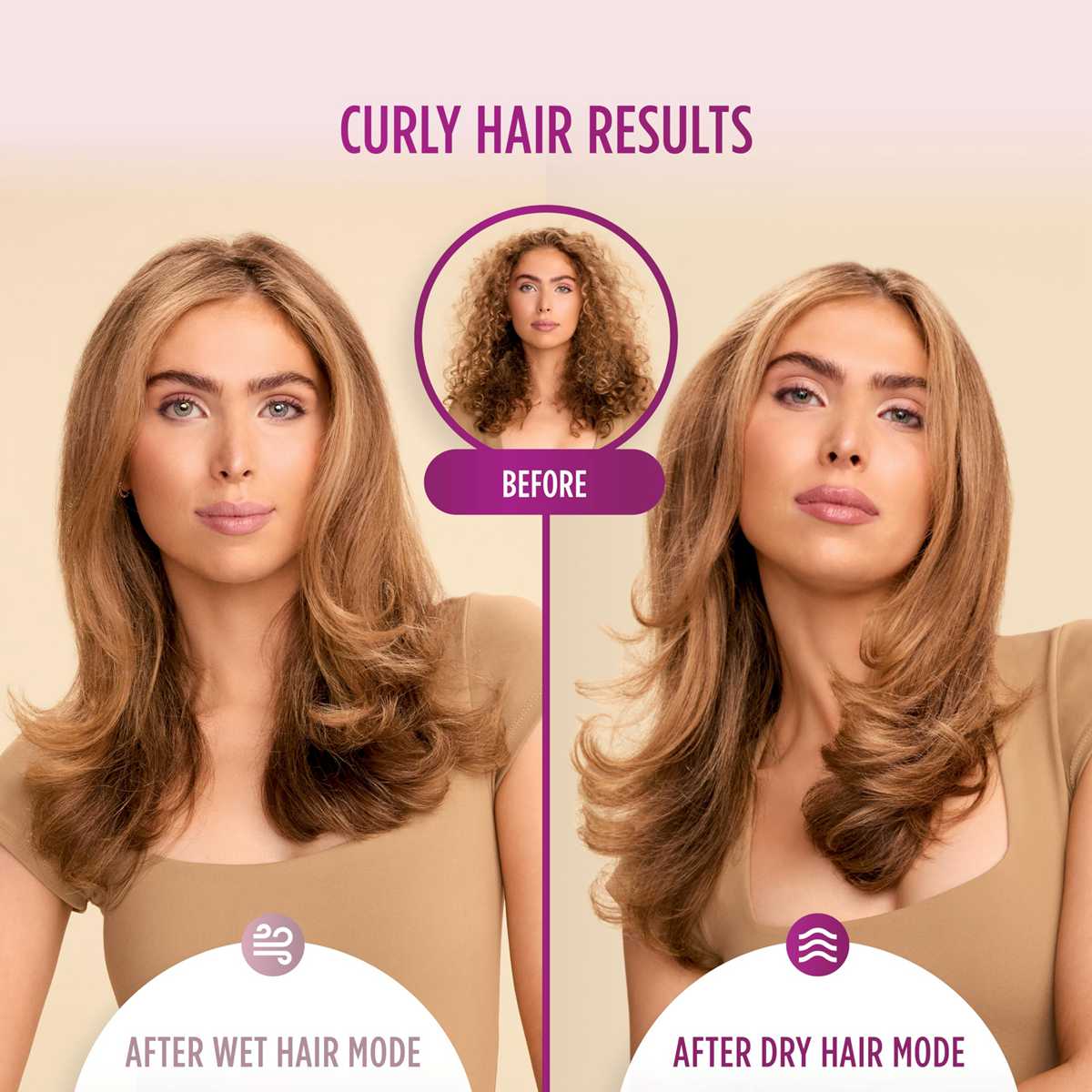 Shark Hair Straightener Hair Smooth Style Heated Comb + Blow Dryer Brush Wet & Dry Modes, Smoothing Hot Air Brush with 3 Temperatures