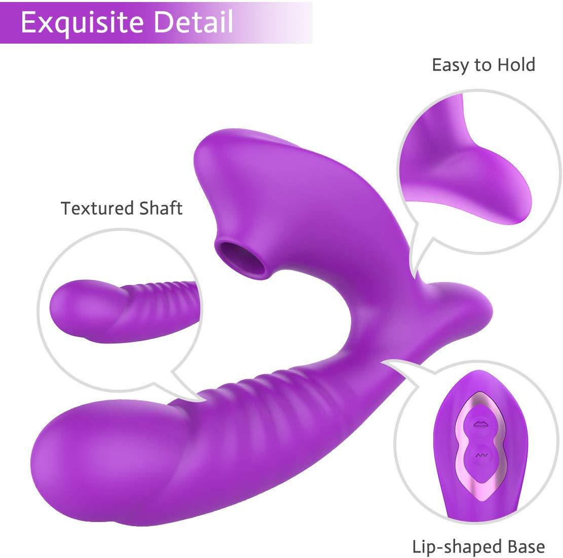 Sucking Vibrator Clit Sucker Dildo G-spot Stimulator Massager Sex Toys Adult Toys for Women New