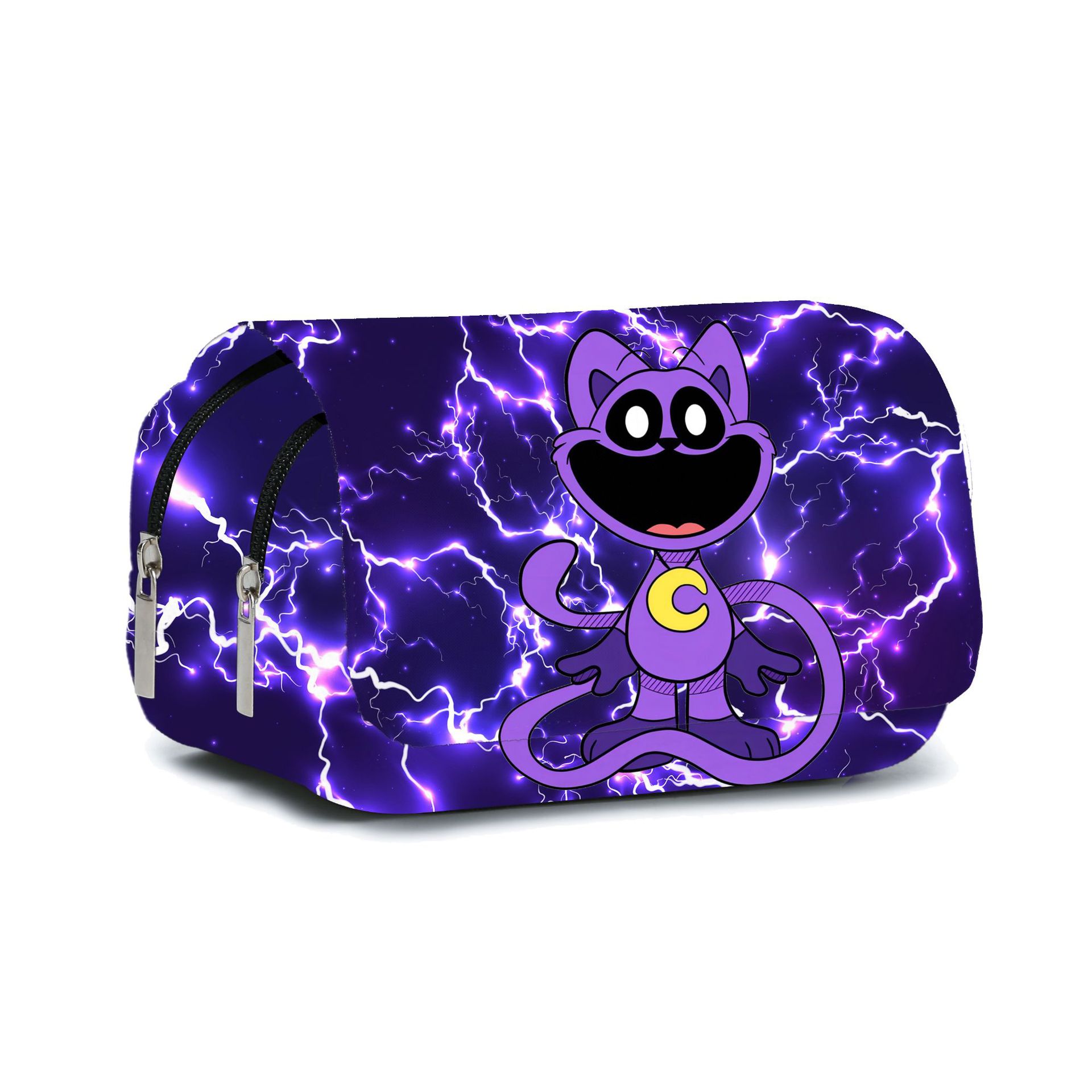 Smiling Critters Pen Bag Capacity Expandable Pencil Case Big  Cartoon Pencil Case Supplies for Kid