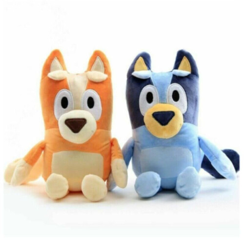 2pcs Kids 28cm Bluey & Bingo Friends Plush Toy Kids Birthday Gift