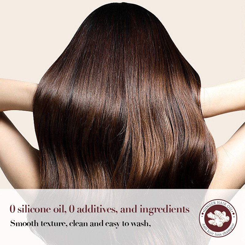 Anti Hair Loss Essence Shampoo Restore Healthy Hair Repair Damage Nourish Roots Dandruff Removal Deep Nourishing Ginger Hair Care Essence 500ml