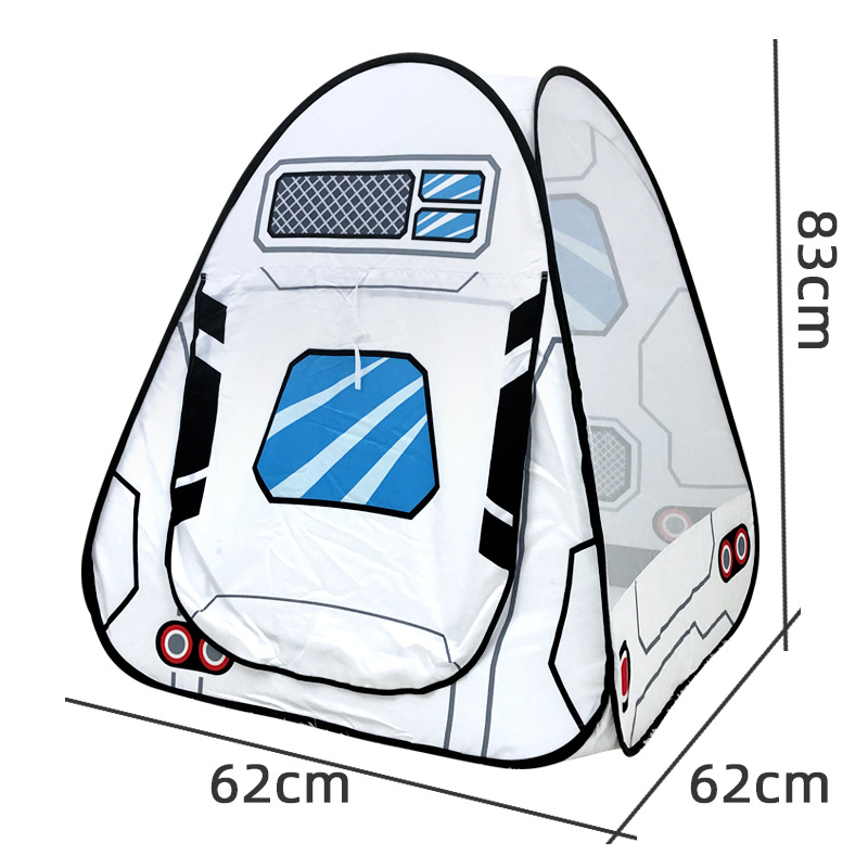 Space Capsule House Kids Folding Playhouse Play Tent Toddler House Indoor Outdoor