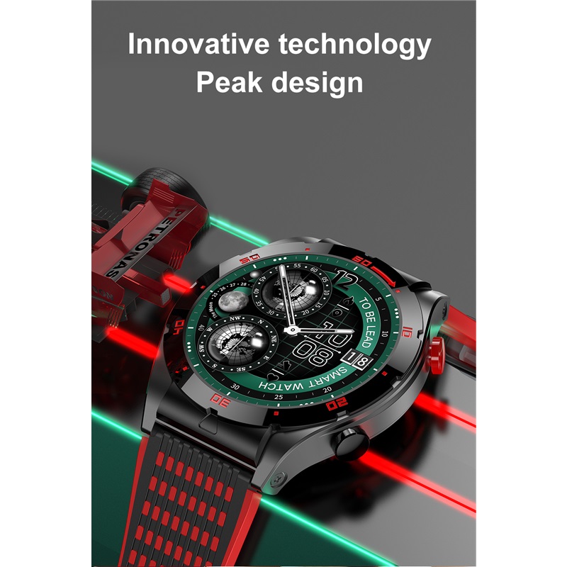 Outdoor Sports Mens Smart Watch Bluetooth Call SOS Emergency Smart Watch Sports Waterproof Watch