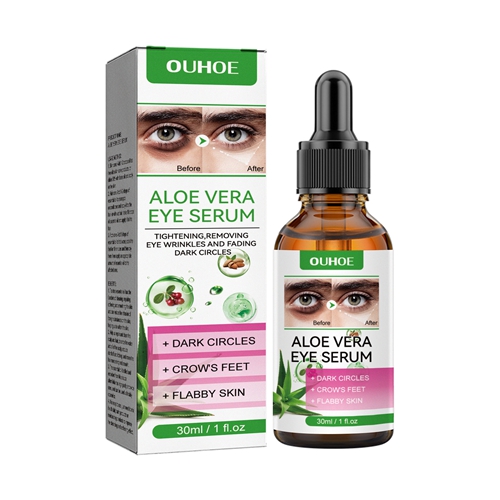 Anti Dark Circle Eye Serum Pigment Correction Remove Puffiness Eyes Bag Fades Fine Lines Moisturize Hydrating Nourish Aloe Vera Whitening Eye Essence