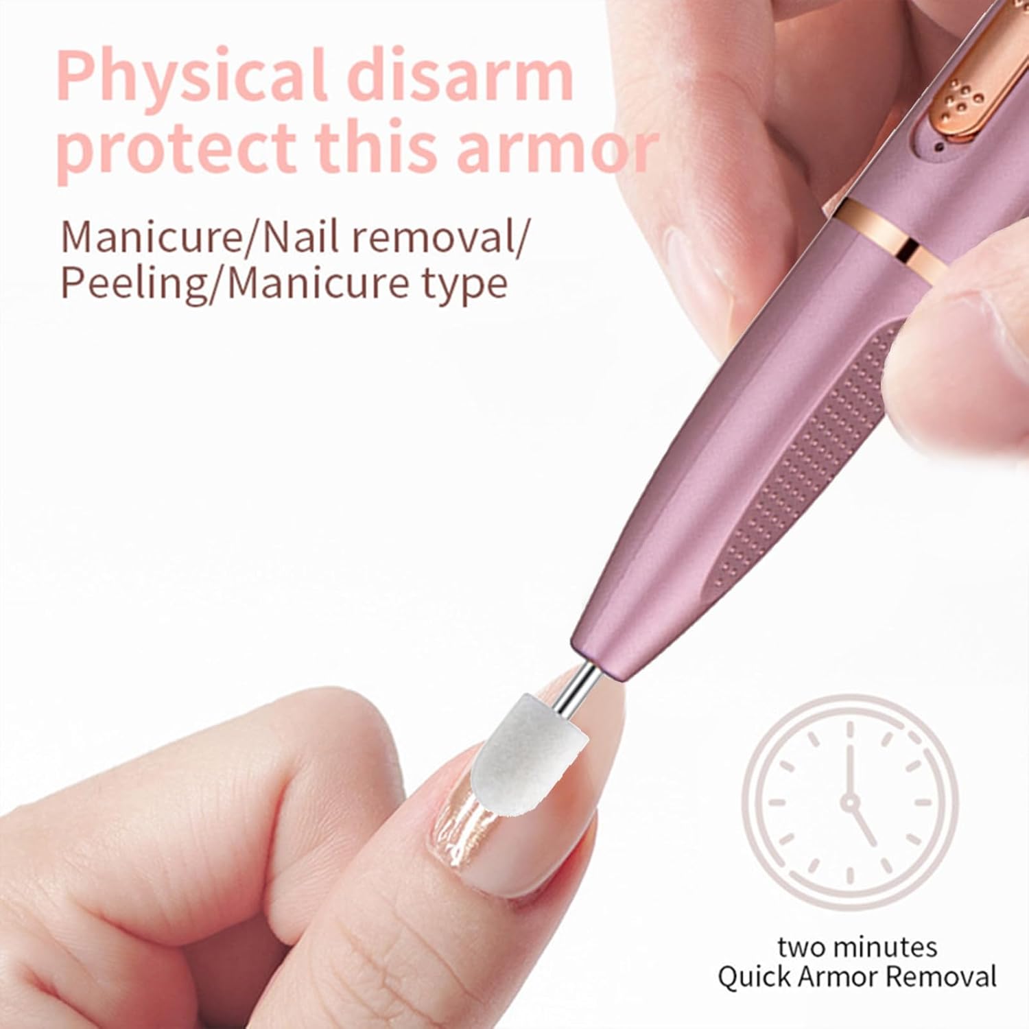 Cordless Nail Drill Rechargeable Electric Nail Files Nail Art DIY