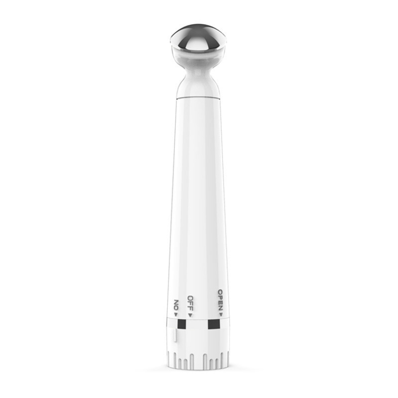 (Silver) Electric Eye Massager Anti Ageing Removal Wrinkle Dark Circle Skin Rejuvenation Eliminate Eye Bag Beauty Pen Care Makup Tool For women