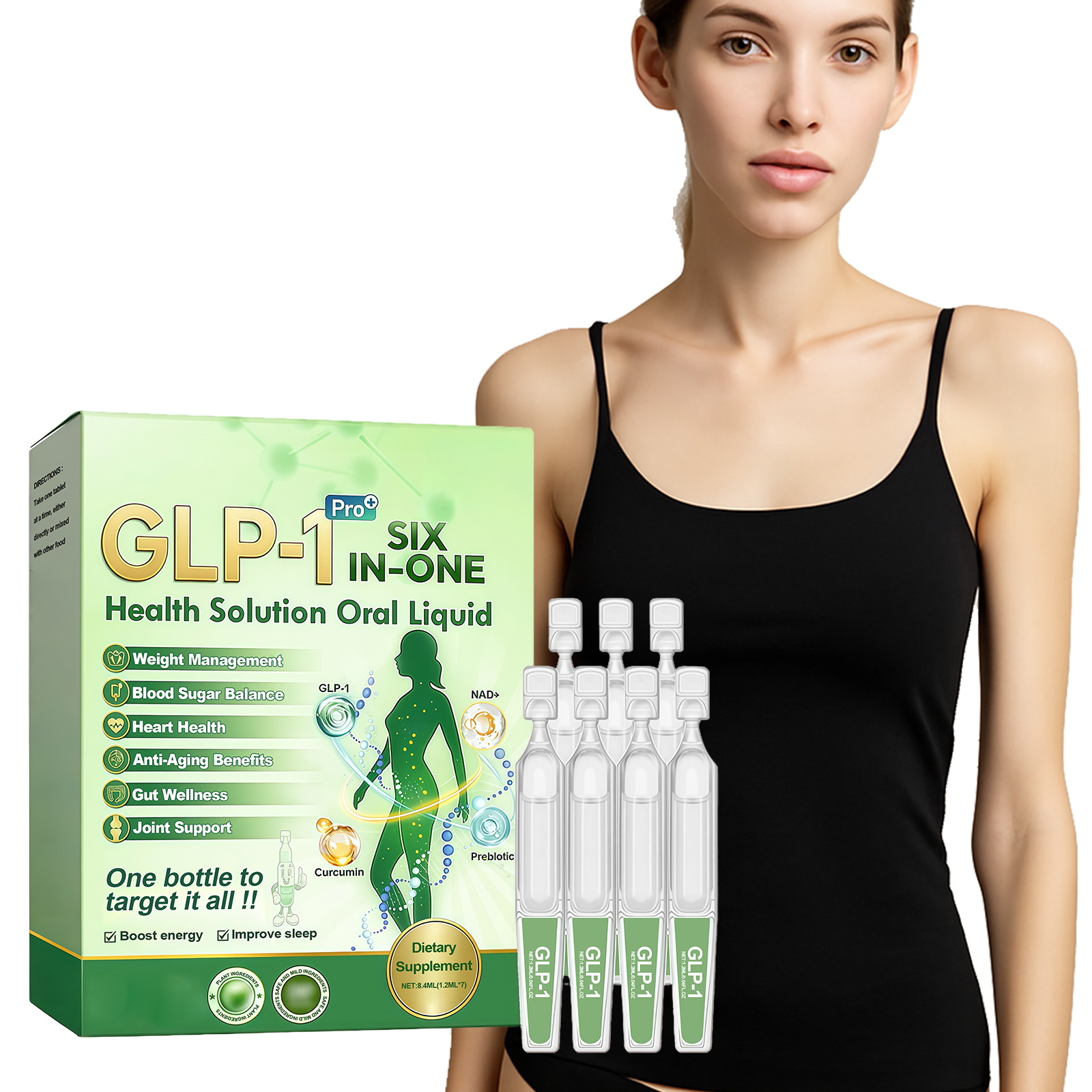 Oral Liquid for Body Care, Ultra Concentrated Essence Liquid Drops, Firming Skin, for Women and Men