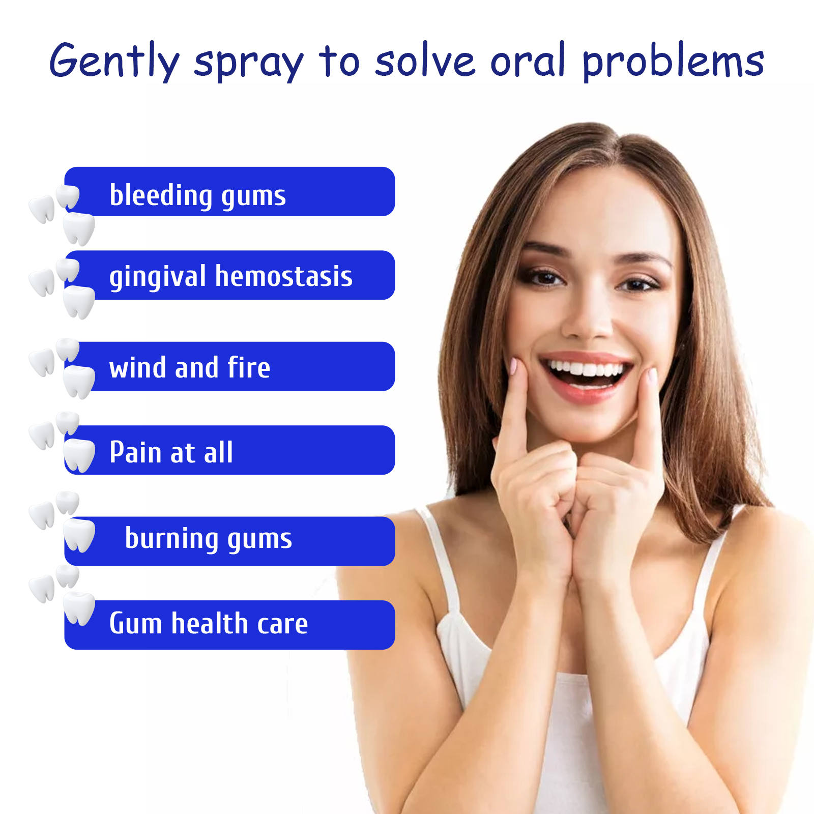 Toothache Spray Instant Pain Relief Gum Pain Treatment Effective Dental Oral Teeth Care Spray 20ml 