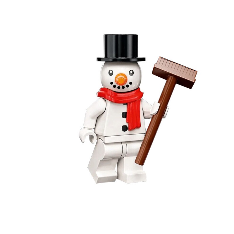 (Style E) Snowman Flying Dragon Deer Building Blocks Toys Role Play Mini Figures Educational Construction Toys Festival Gifts for Kids