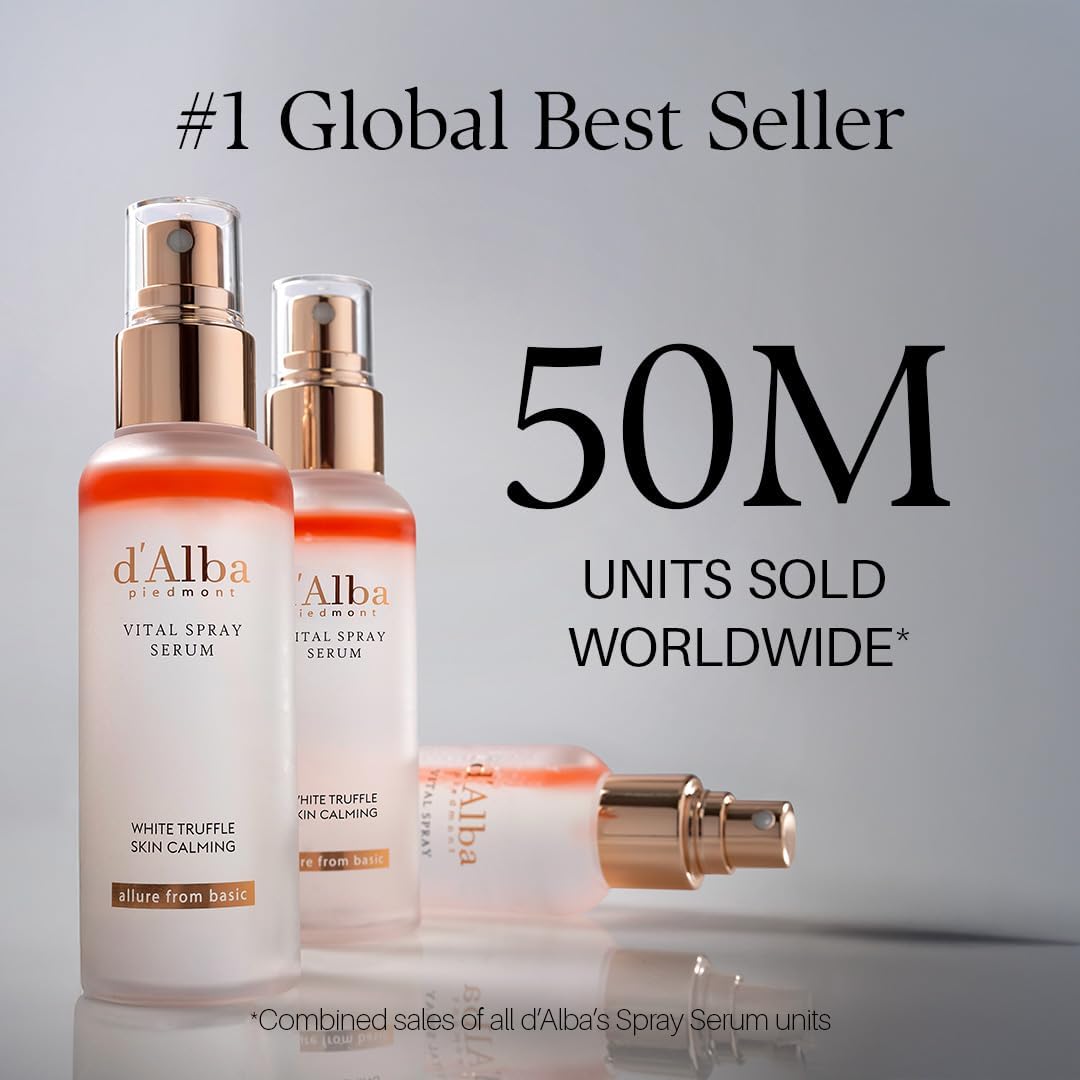 dAlba Italian White Truffle Vital Spray Serum 100ml vitializing glowy hydrating soothing serum face mist spray solution red and sensitive skin Korean skincare