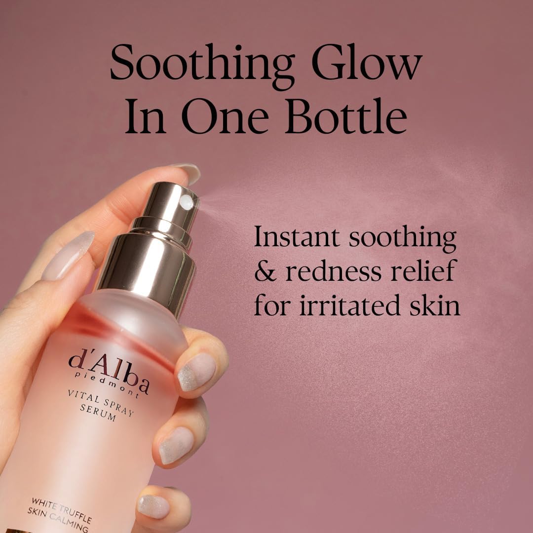 dAlba Italian White Truffle Vital Spray Serum 100ml vitializing glowy hydrating soothing serum face mist spray solution red and sensitive skin Korean skincare