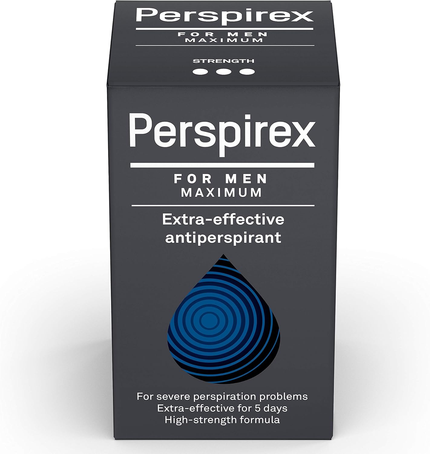 PERSPIREX Antiperspirant MEN MAXIMUM STRENGTH Clinically proven to reduce Heavy Sweating for MEN Deodorant Roll On long lasting freshness sweat protection 20ml