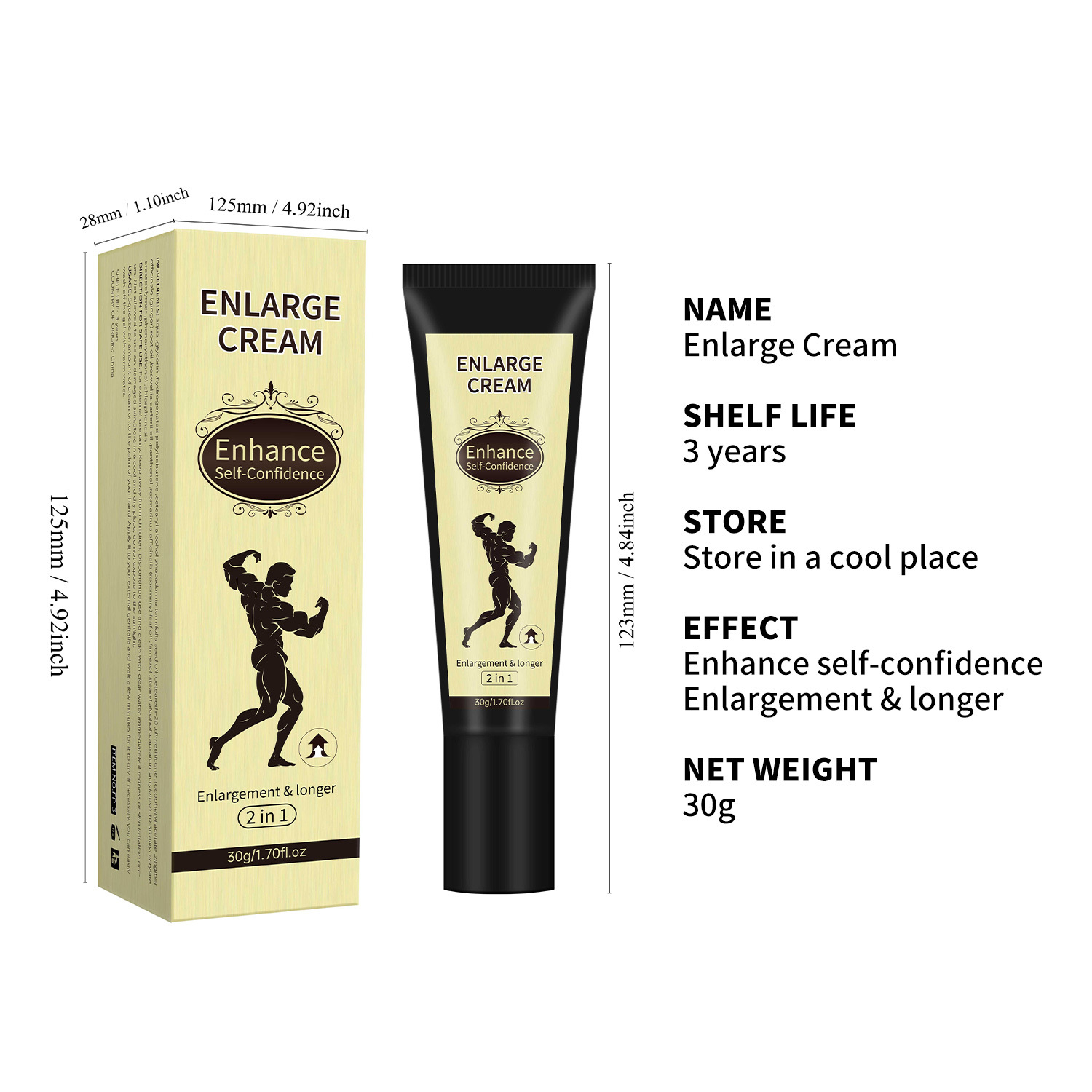 Men Intimate Massage Cream For Soothing Comfort And Daily Care Personal Grooming Cream