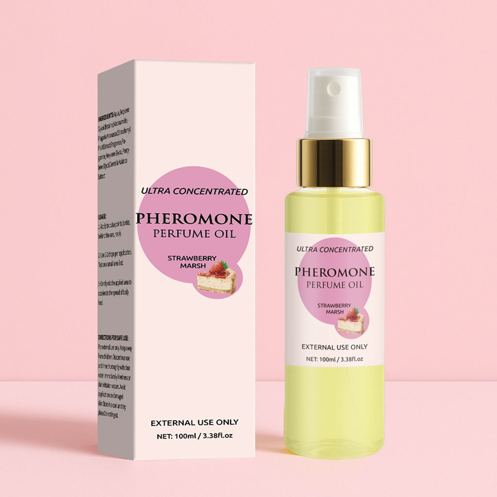 Strawberry Marshmallow Pheromone Perfume Oil Natural Fresh Light Scent For Daily Wear Attracting Romantic Mood Enhancing Personal Fragrance