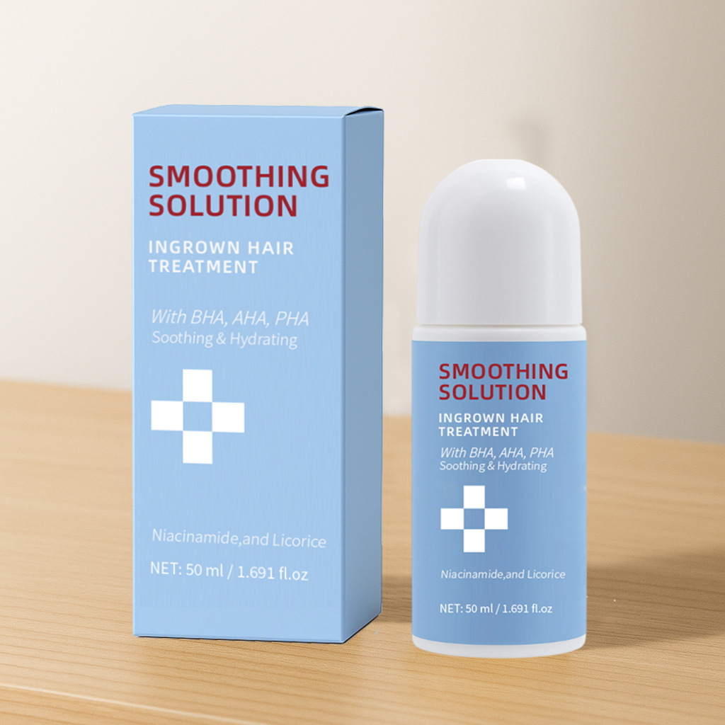 Hair Smoothing Liquid For Ingrown Hair Prevention And Nourishing Care Daily Body Treatment 50ml