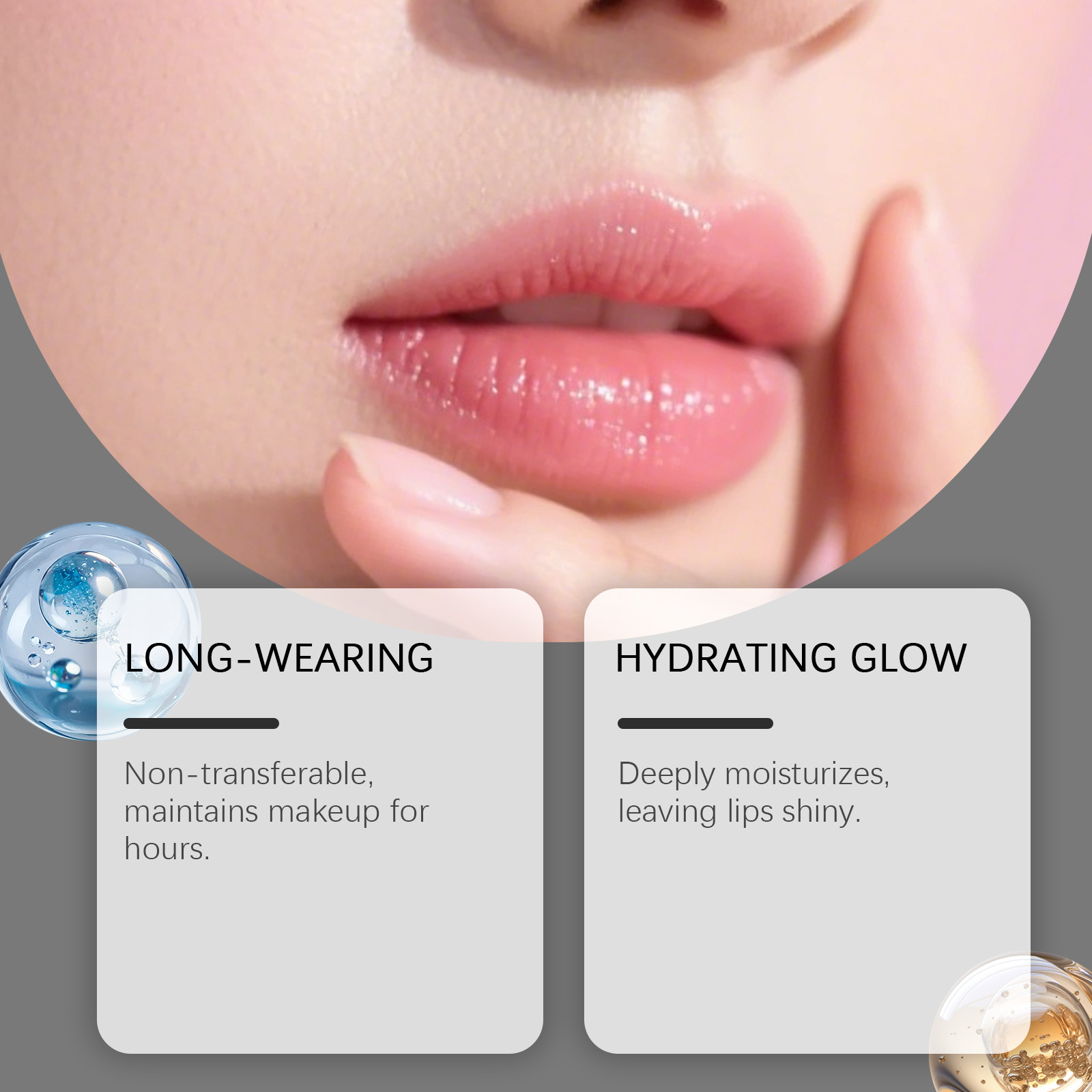 Moisturizing Lip Gloss Lip Liner Strawberry Cake Hydrating Nourishing Rich Color Natural Finish Lip Makeup Cosmetic For Daily Lip Care