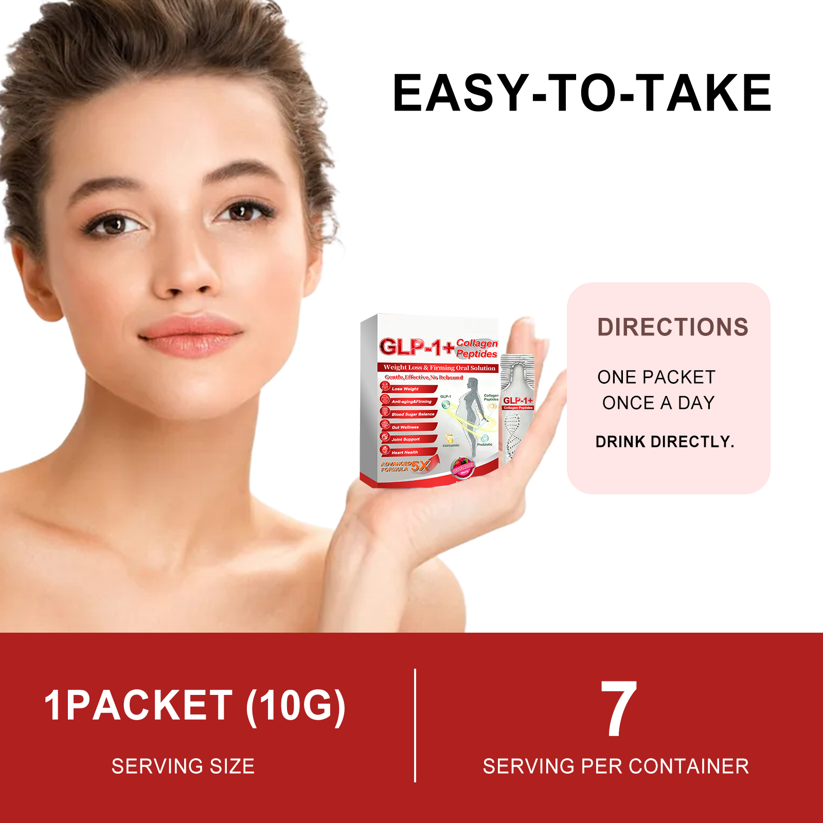 Liquid Drink Mild Ingredients Care Intestinal Function Figure Management Boost Physical Condition Daily Nutritional Supplement Oral Internal Use
