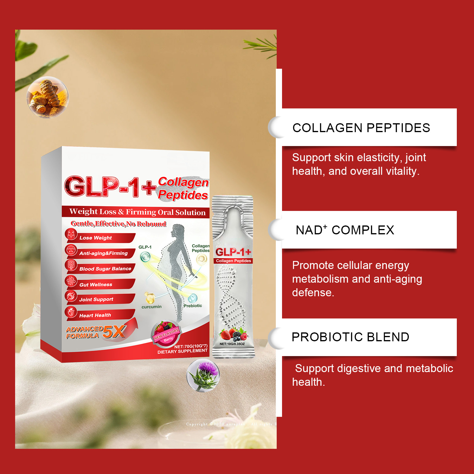 Liquid Drink Mild Ingredients Care Intestinal Function Figure Management Boost Physical Condition Daily Nutritional Supplement Oral Internal Use