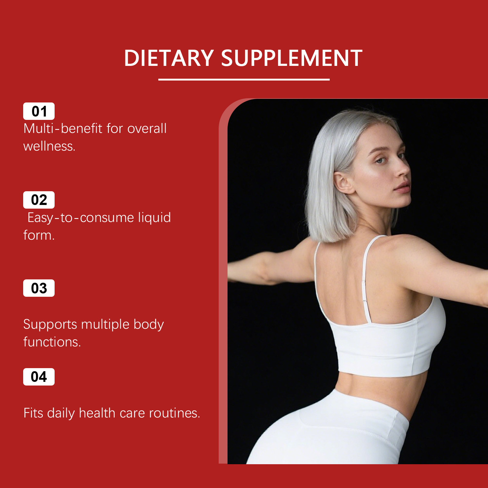 Liquid Drink Mild Ingredients Care Intestinal Function Figure Management Boost Physical Condition Daily Nutritional Supplement Oral Internal Use