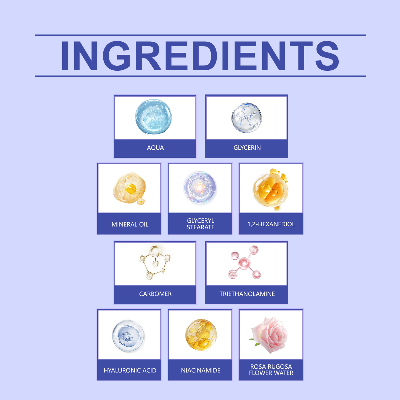Hyaluronic Acid Moisturizing Cream Mild Hydrating Nourish Soft Tender Daily Care For Gentle Body Skin Care