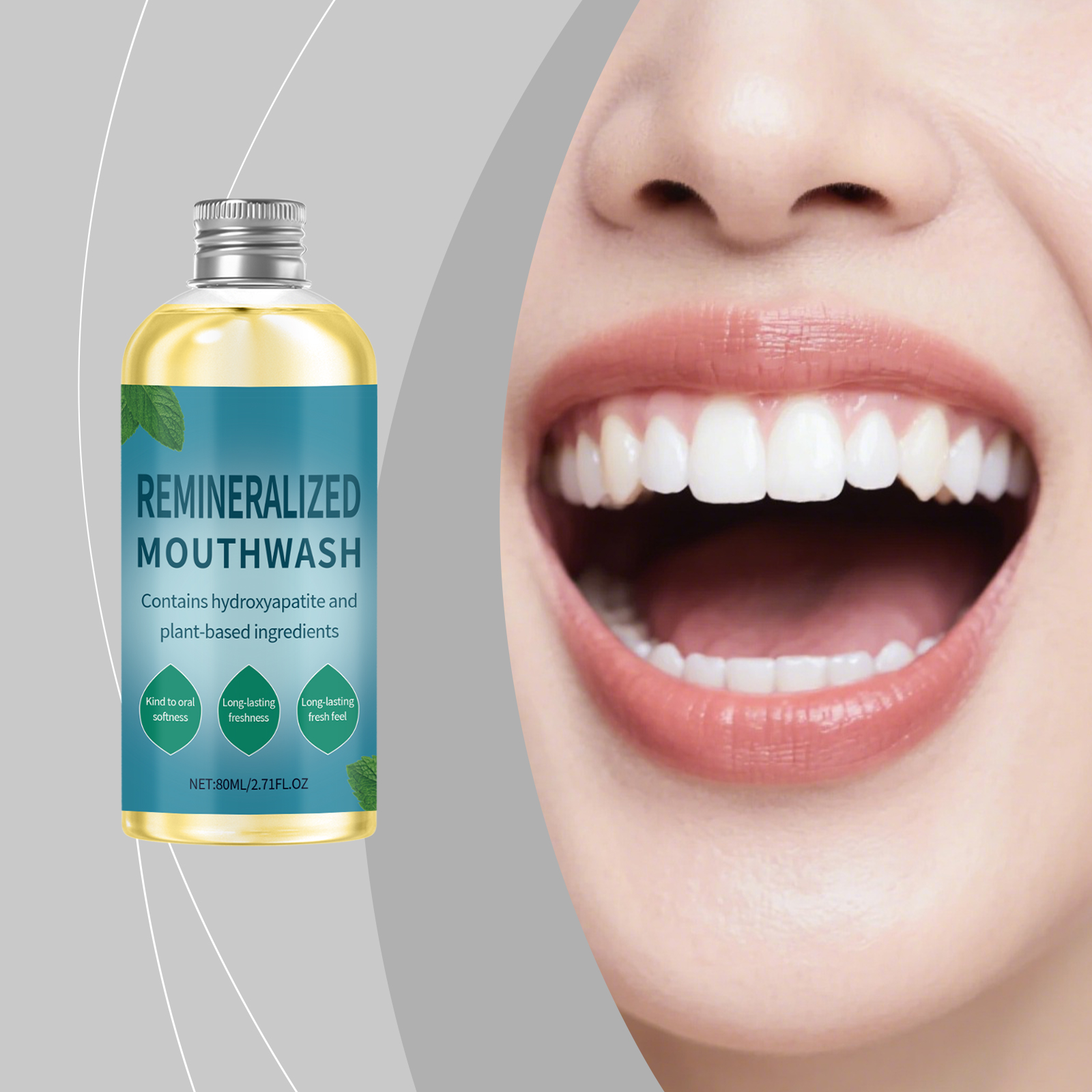 Mint Mouthwash Daily Care Fresh Breath Clean Teeth Protect Gum Skin Household Portable Oral Daily Use
