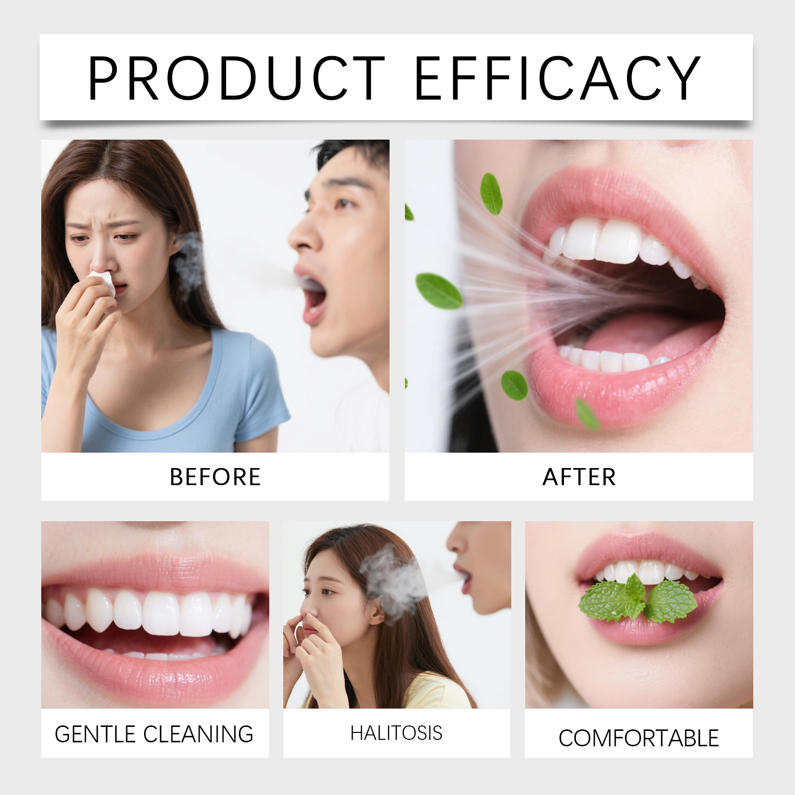 Mint Mouthwash Daily Care Fresh Breath Clean Teeth Protect Gum Skin Household Portable Oral Daily Use