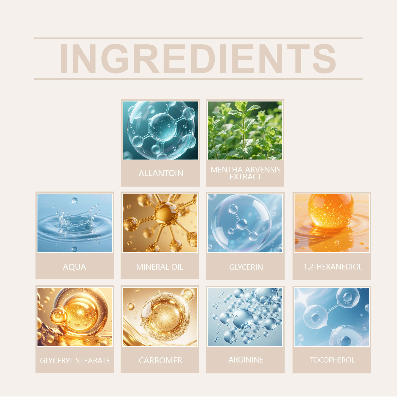 Herbal Care Cream With Mild Ingredients For External Massage Nourish Body Knee Hand Joint Skin