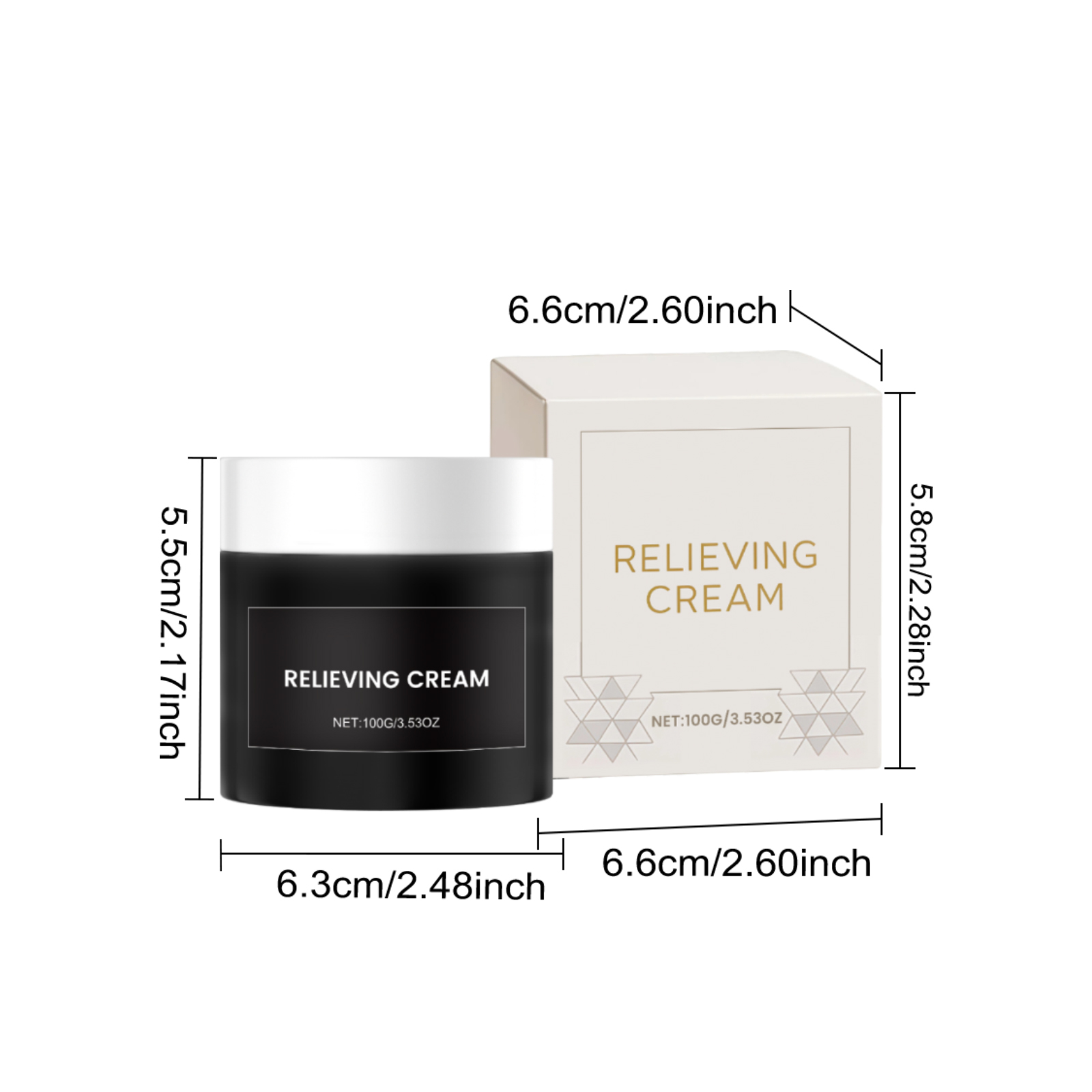 Herbal Care Cream With Mild Ingredients For External Massage Nourish Body Knee Hand Joint Skin