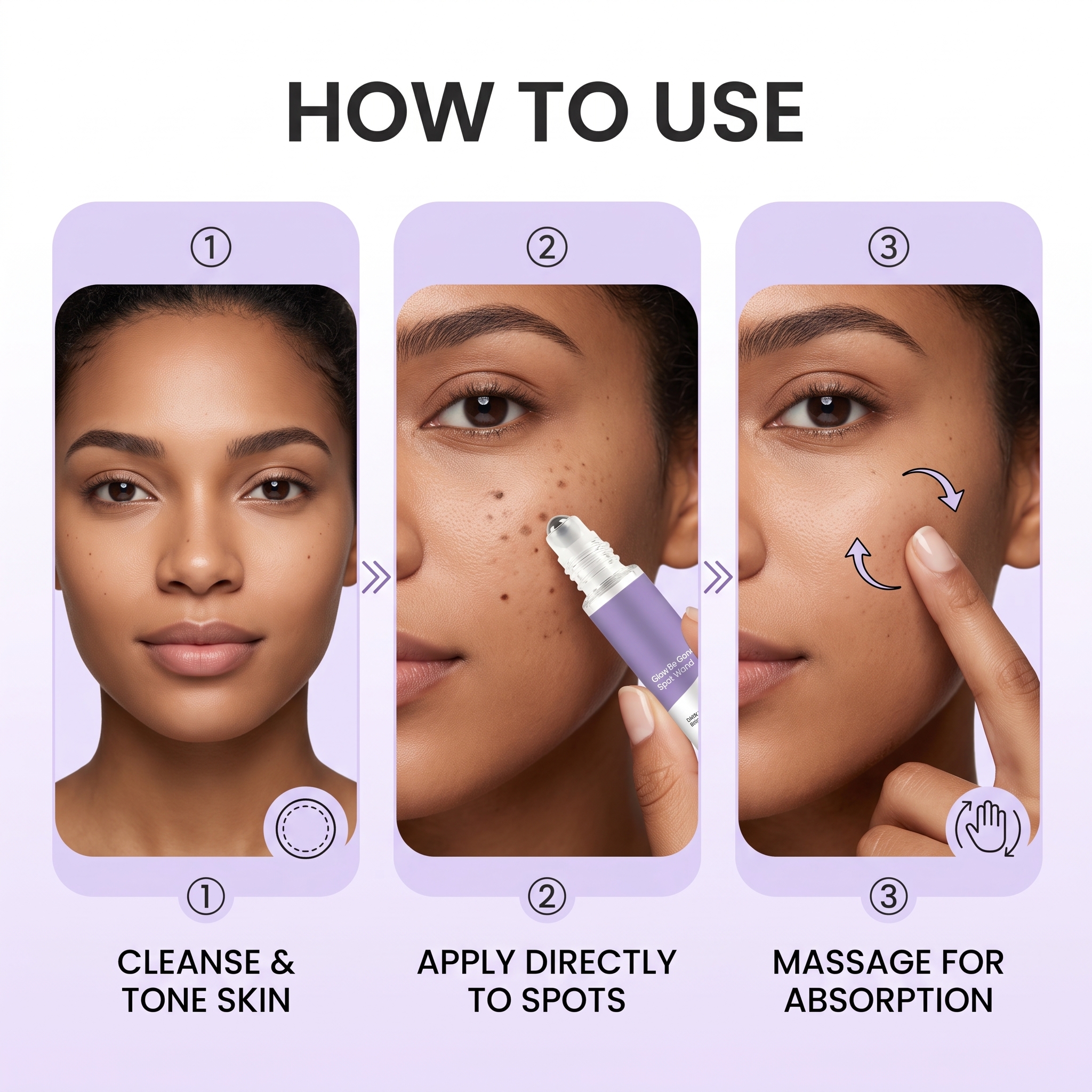 Roller Essence Stick Precise Spot Care Bright Skin Fresh Non Greasy Portable Sanitary Facial Treatment