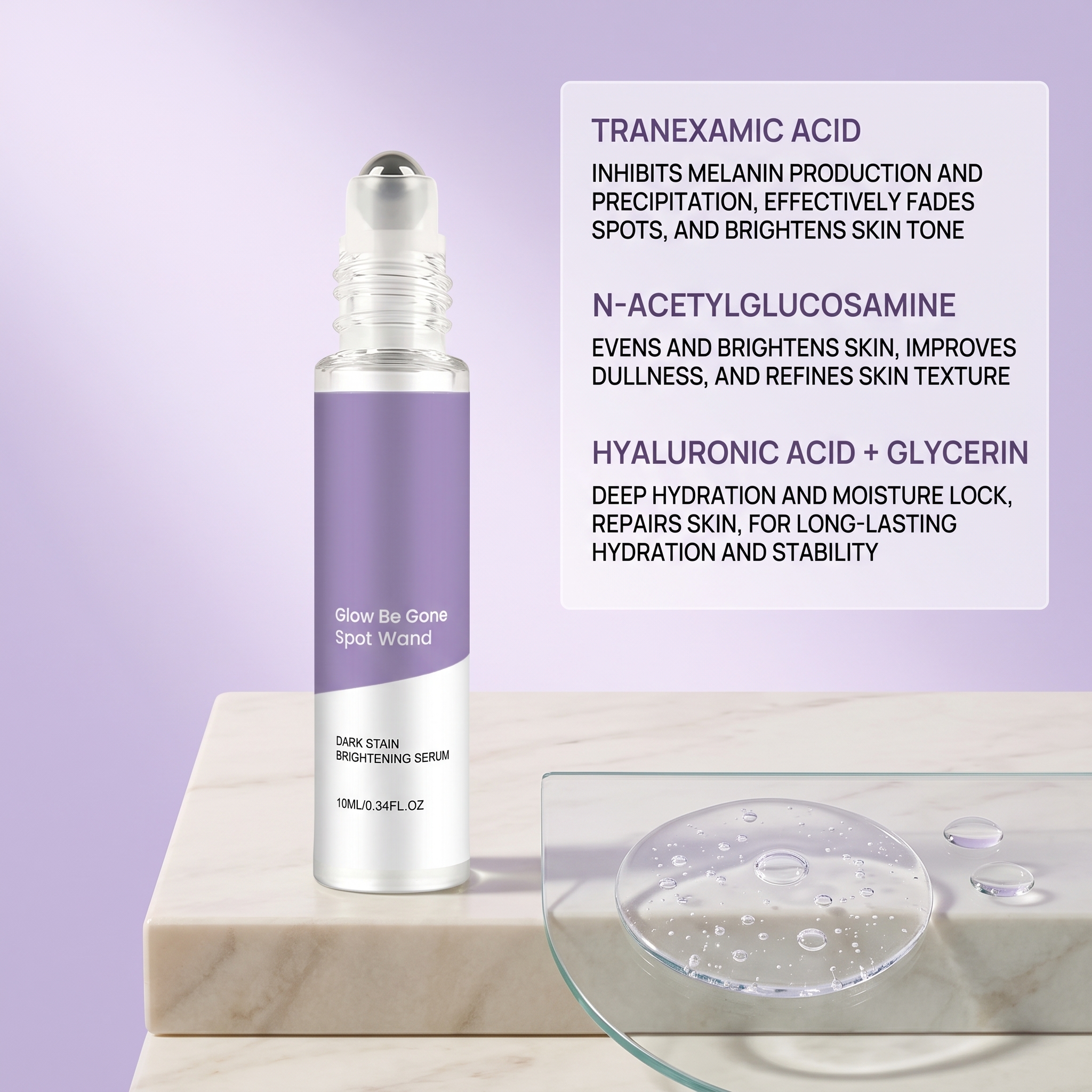 Roller Essence Stick Precise Spot Care Bright Skin Fresh Non Greasy Portable Sanitary Facial Treatment