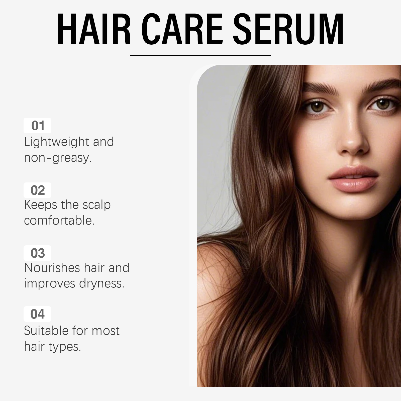 Soothing Hair Care Essence Comfortable Light Natural Mild Nourishing Bright Gloss Daily Hair Use
