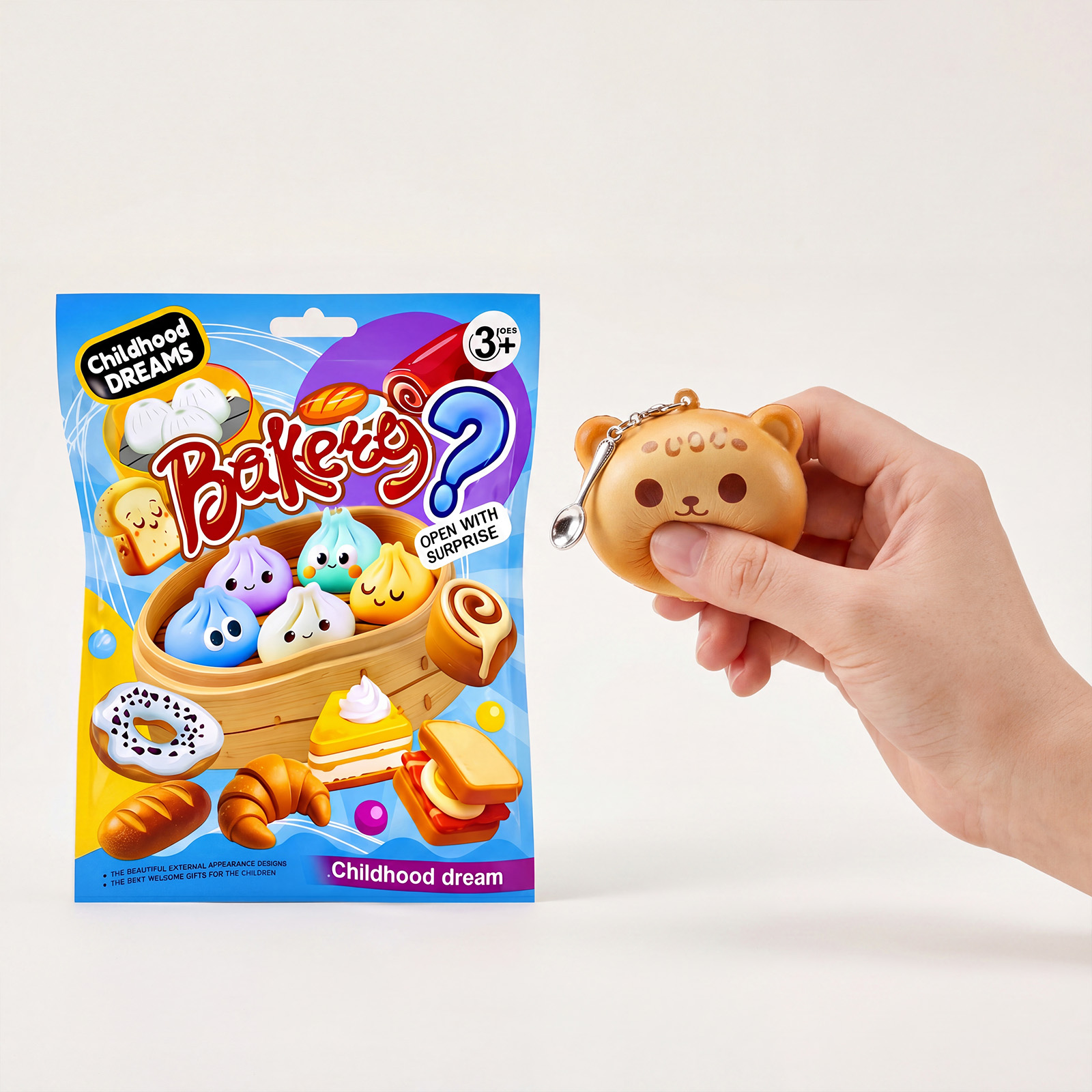 Imitation Bread Blind Bag Creative Soft Tiny Baking Ornament For Backpack Key Random Surprise Pack