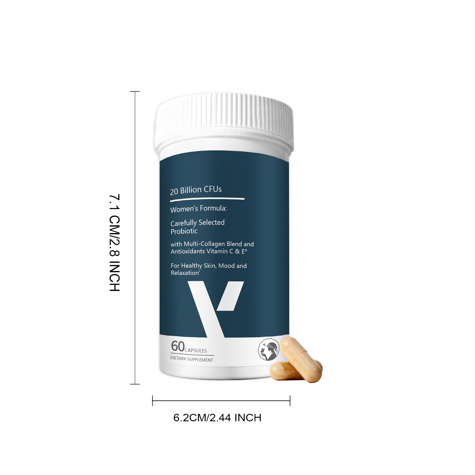 Female Care Capsule Gentle Body Nourish Vital Skin Hydration Physical Daily Health Care