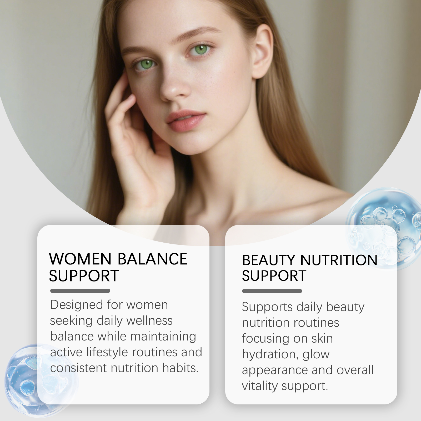 Female Care Capsule Gentle Body Nourish Vital Skin Hydration Physical Daily Health Care