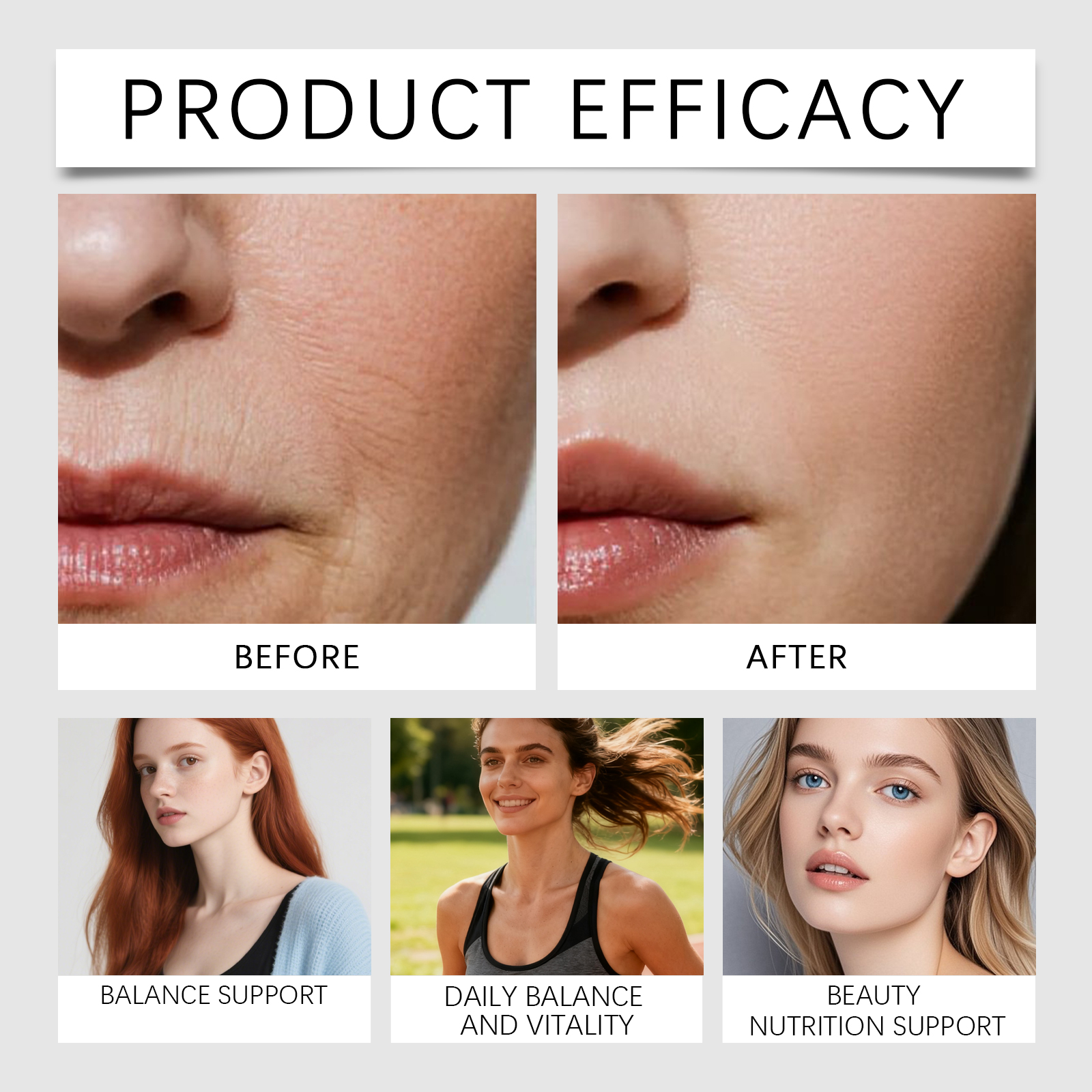 Female Care Capsule Gentle Body Nourish Vital Skin Hydration Physical Daily Health Care