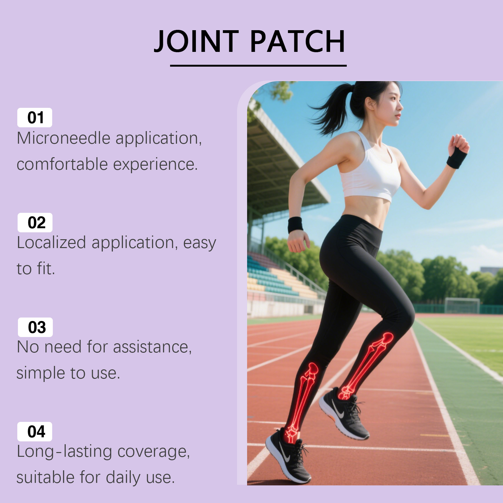 Joint Care Patch Gentle Ingredients Comfort Material Daily Massage Cervical Lumbar Knee Joint Nursing Protection