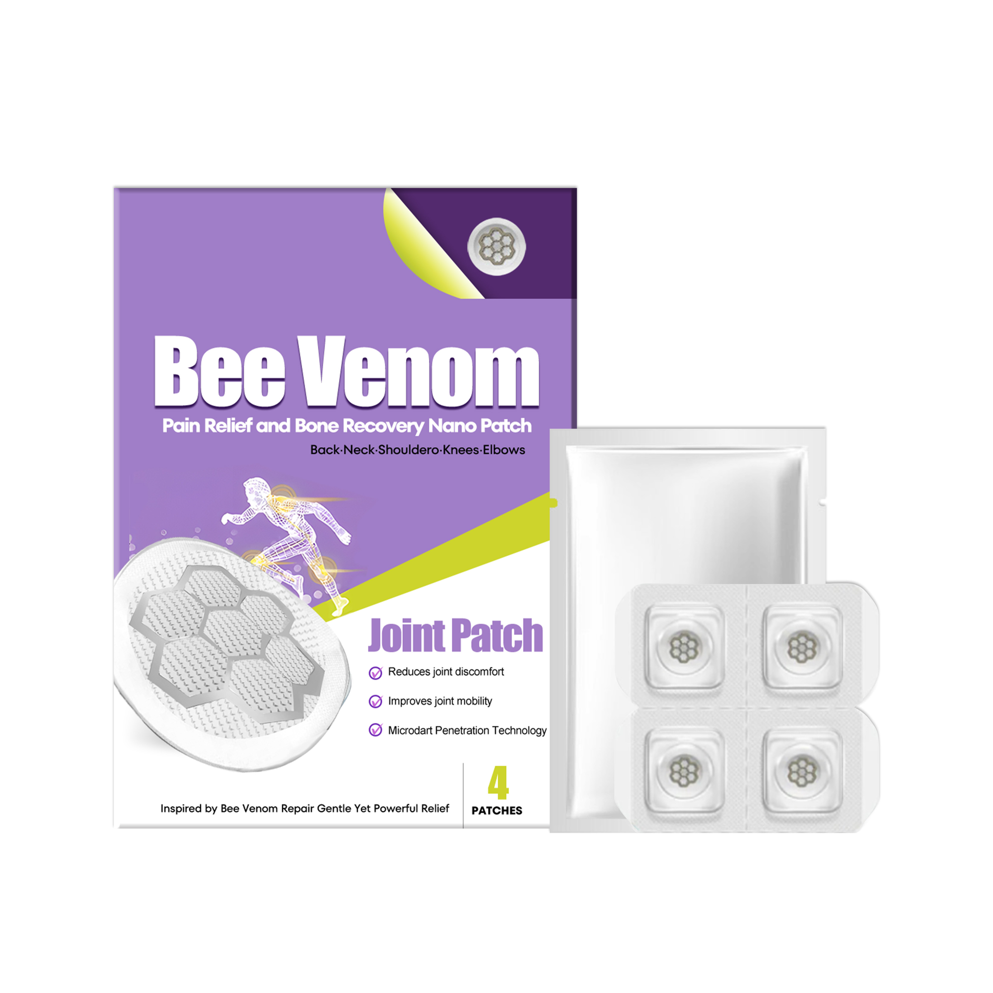 Joint Care Patch Gentle Ingredients Comfort Material Daily Massage Cervical Lumbar Knee Joint Nursing Protection
