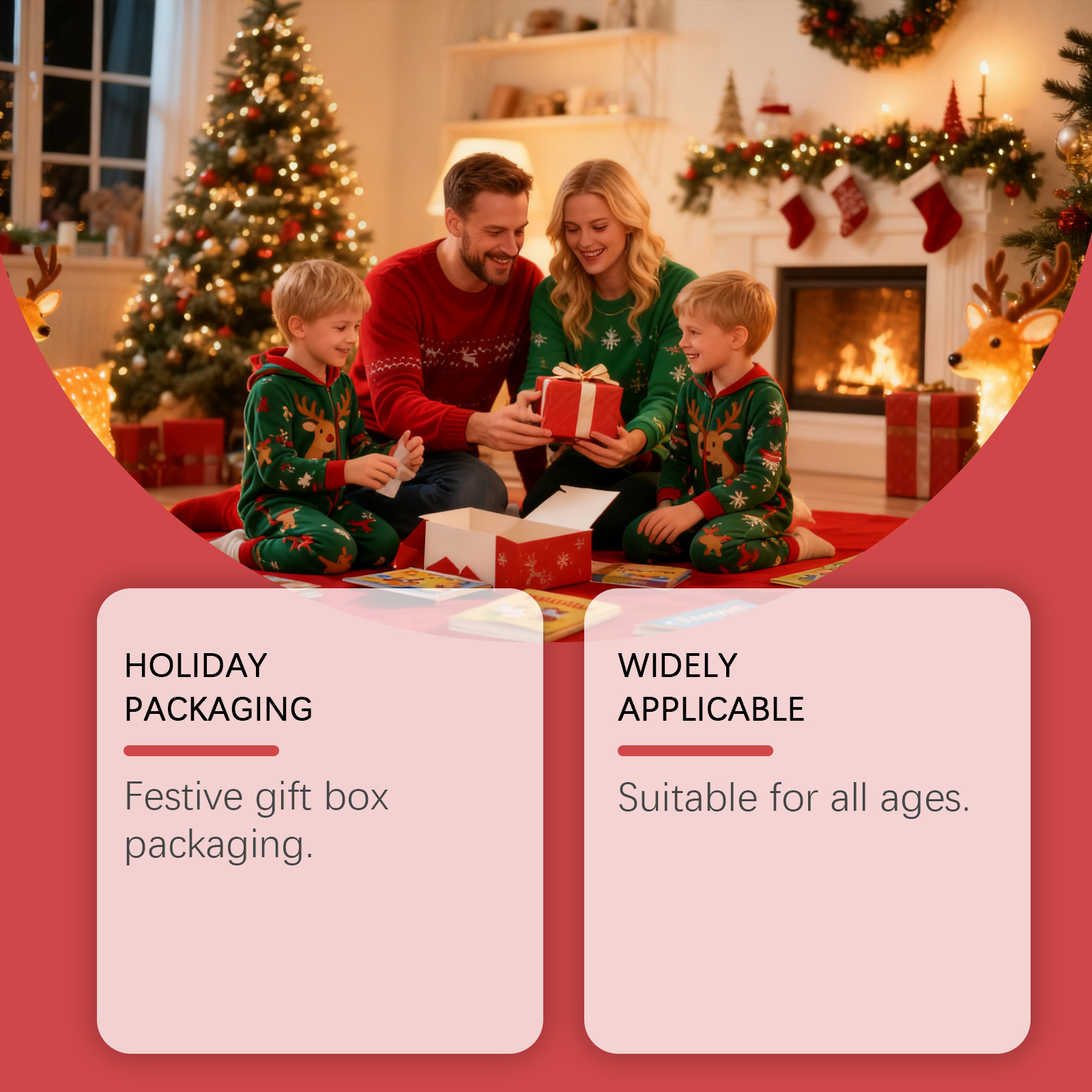 Dowmoo 24 Christmas Bouncy Ball Blind Boxes Holiday Gifts For Gamers Adults Children Toys