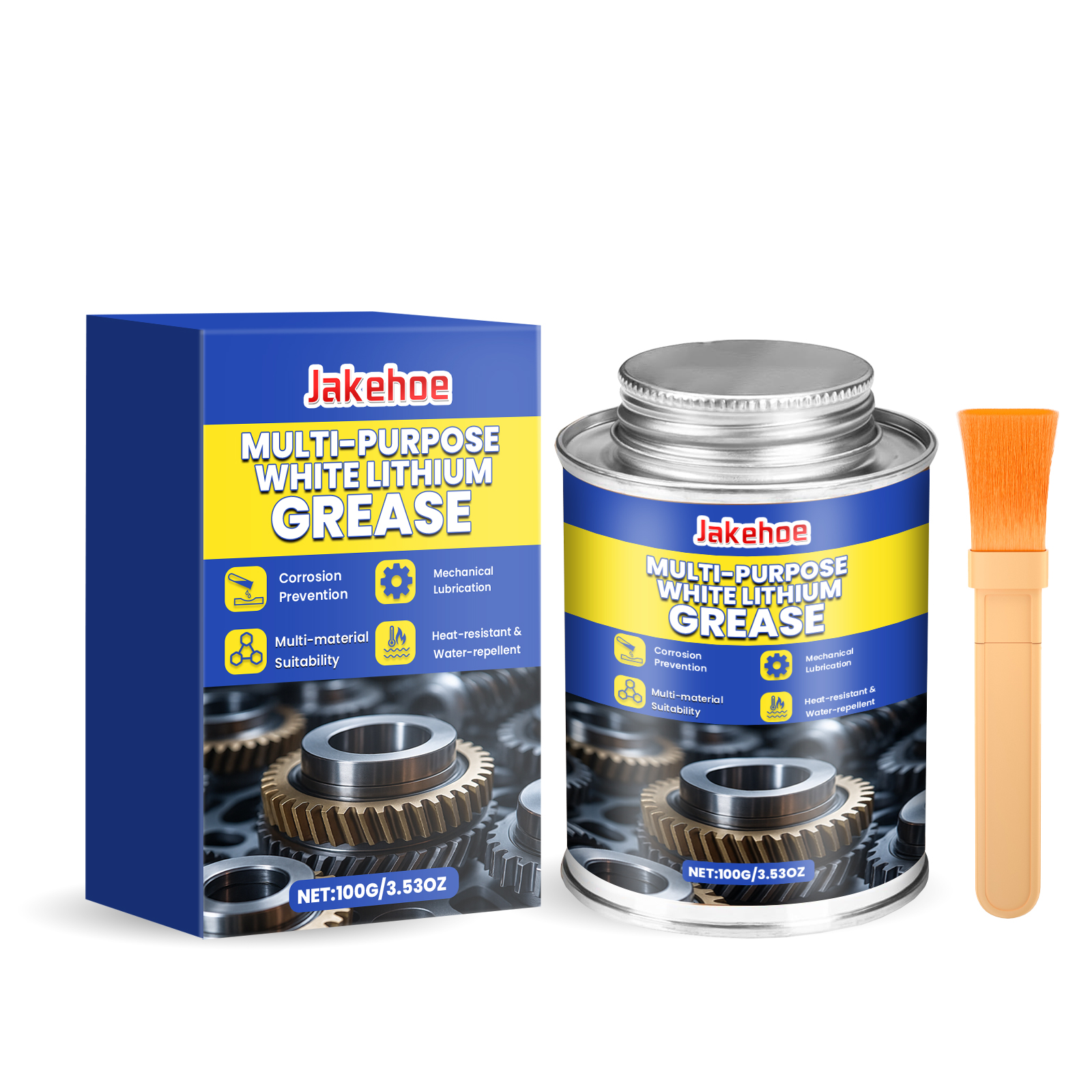 Multi Purpose White Lithium Grease Daily Multi Function Noise Reduction Smooth Clean Anti Rust Lubricant