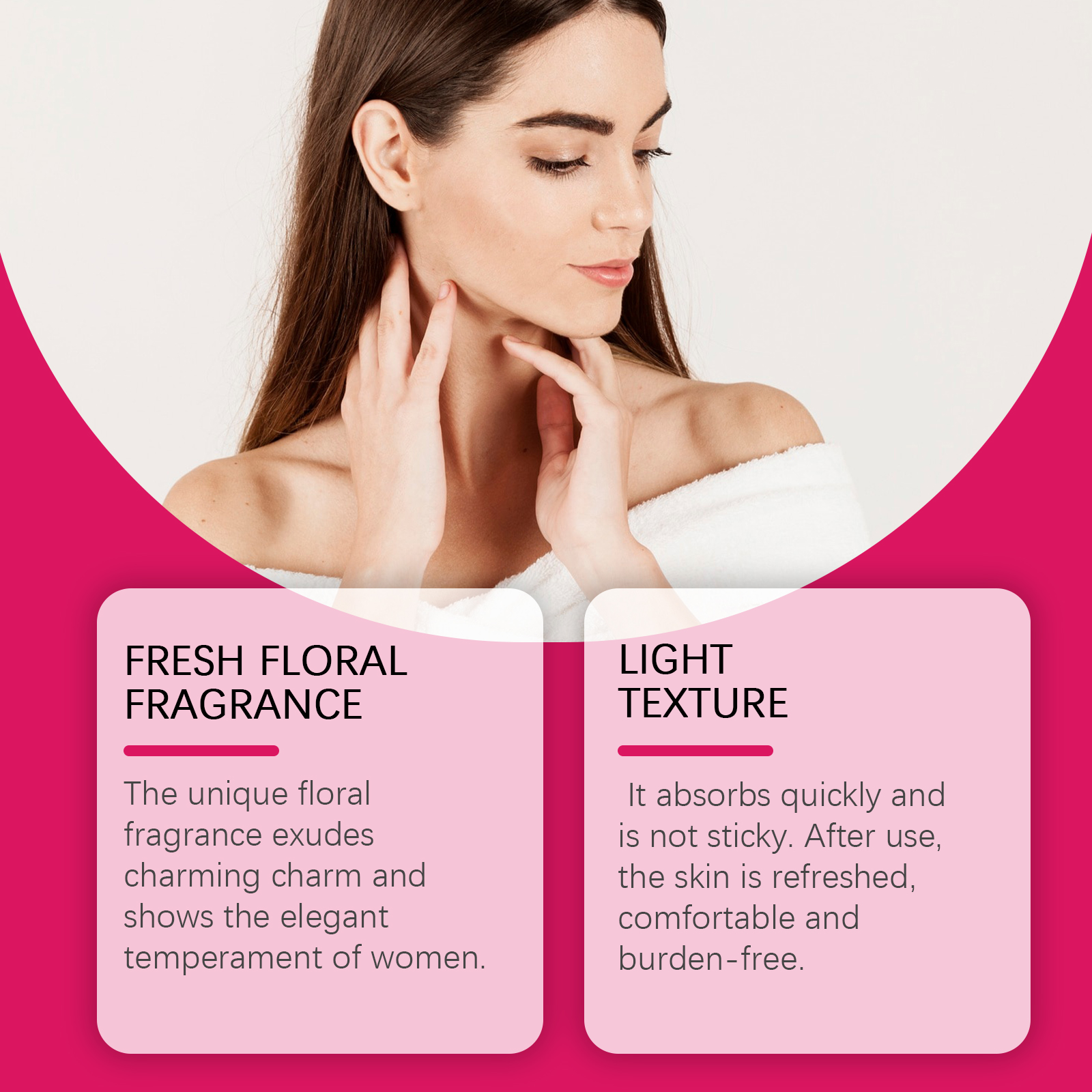 Women Roll On Perfume Fresh Elegant Charming Light Long Lasting Fragrance Romantic Sweet Daily Use Scent