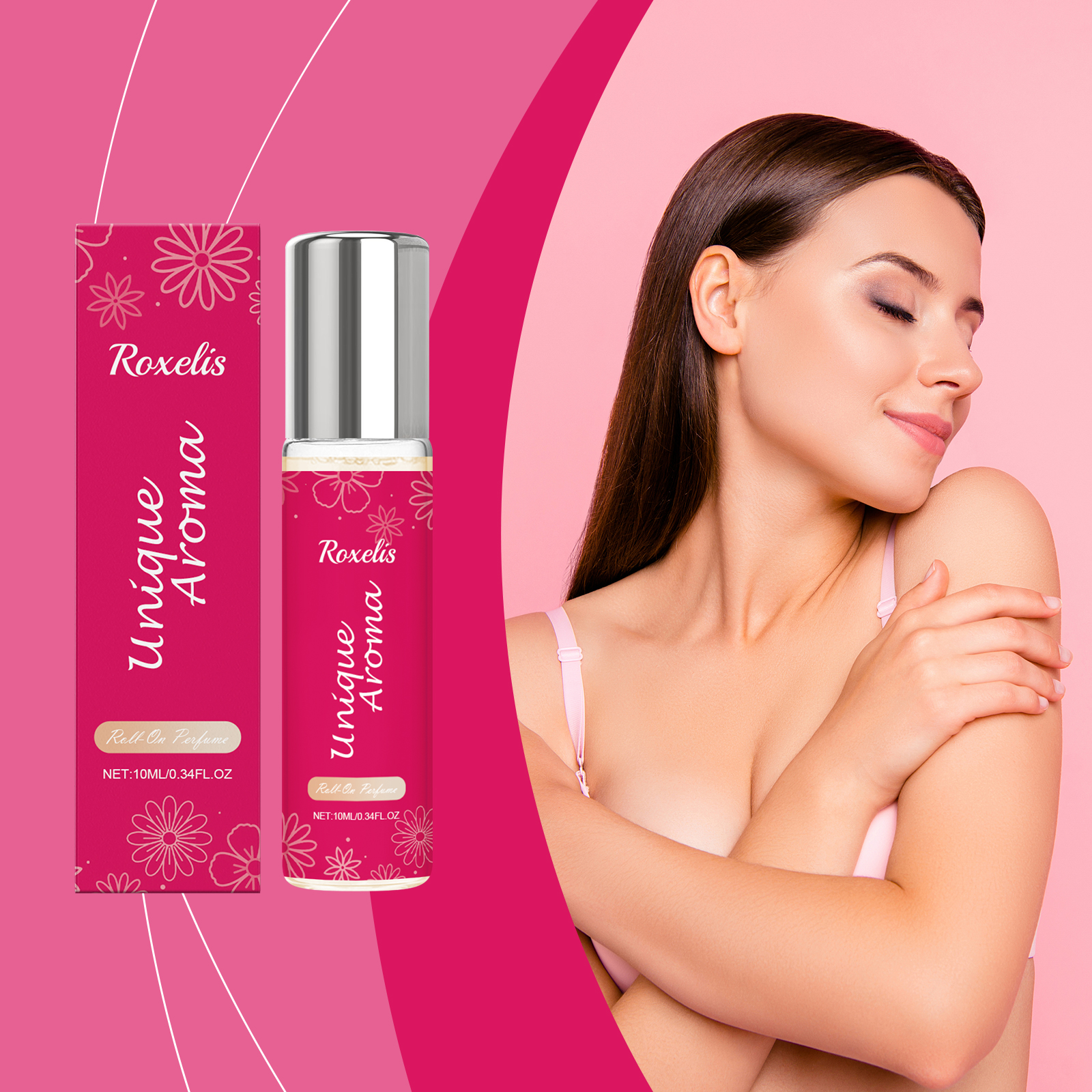 Women Roll On Perfume Fresh Elegant Charming Light Long Lasting Fragrance Romantic Sweet Daily Use Scent