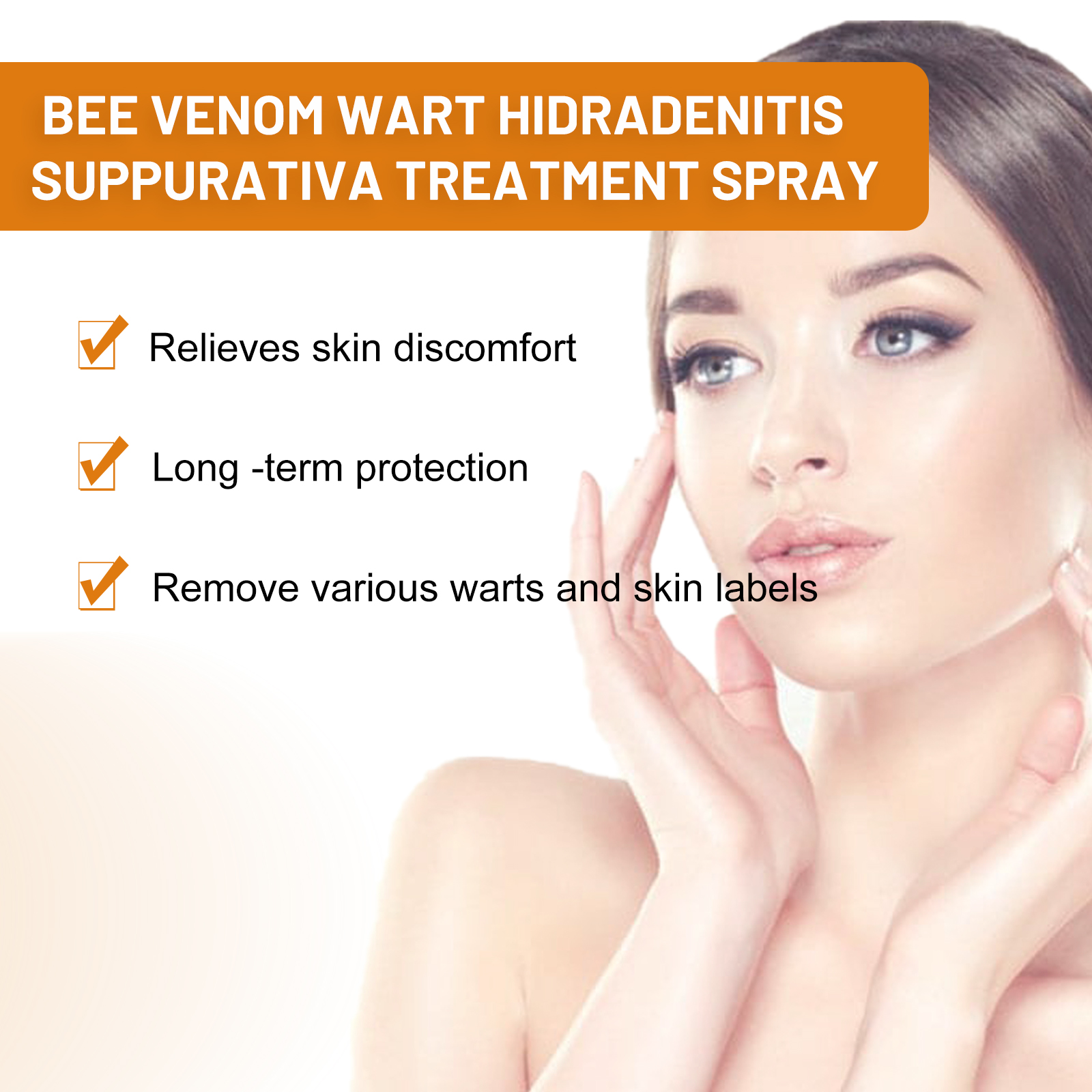 Bee Venom Skin Tag Remover Spray Cleansing And Repairing For Warts And Corns Daily Care Treatment 1 PCS