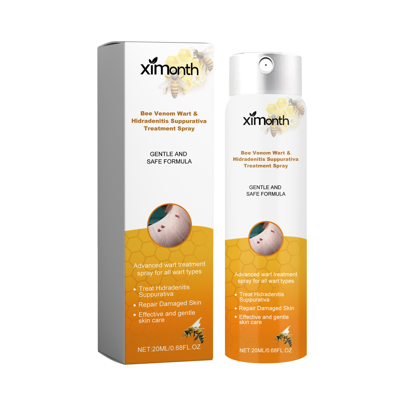 Bee Venom Skin Tag Remover Spray Cleansing And Repairing For Warts And Corns Daily Care Treatment 1 PCS
