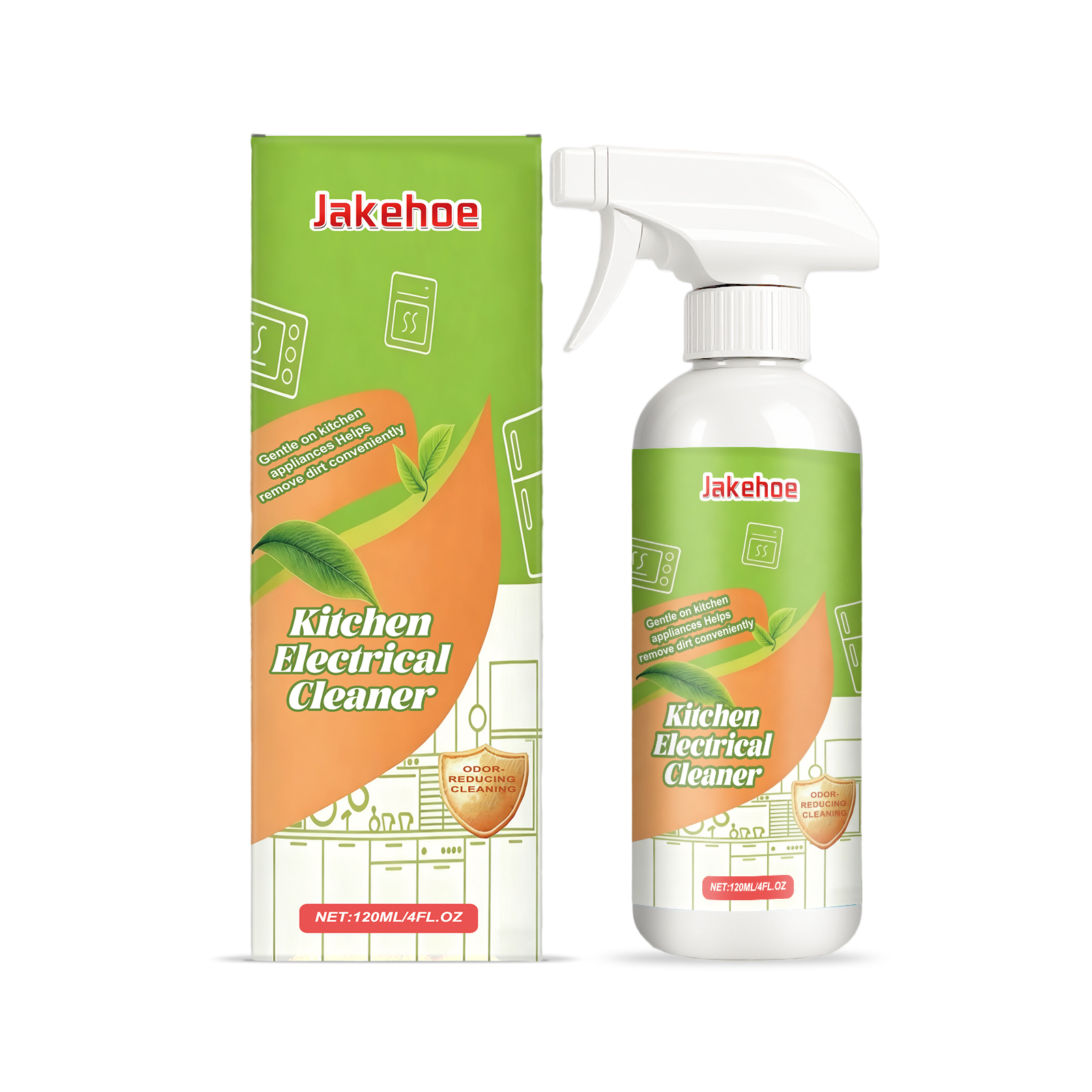Home Appliance Cleaner Daily Gentle Portable Degreasing Polishing Brightening Fresh Scent For Kitchen Bathroom Surfaces 120ml