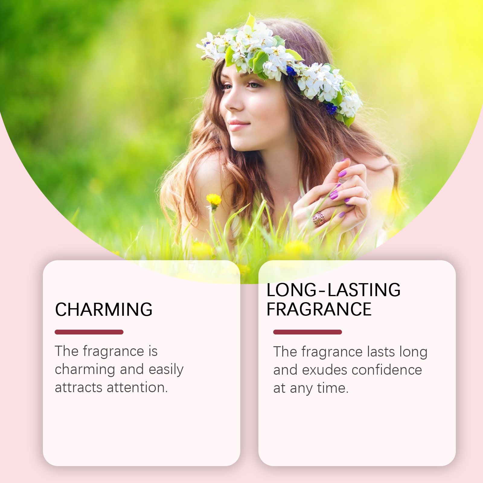 (Gardenia) Elegant Perfume Bergamot Rose Fresh Long Lasting Portable For Daily Wear And Gifting 15ml