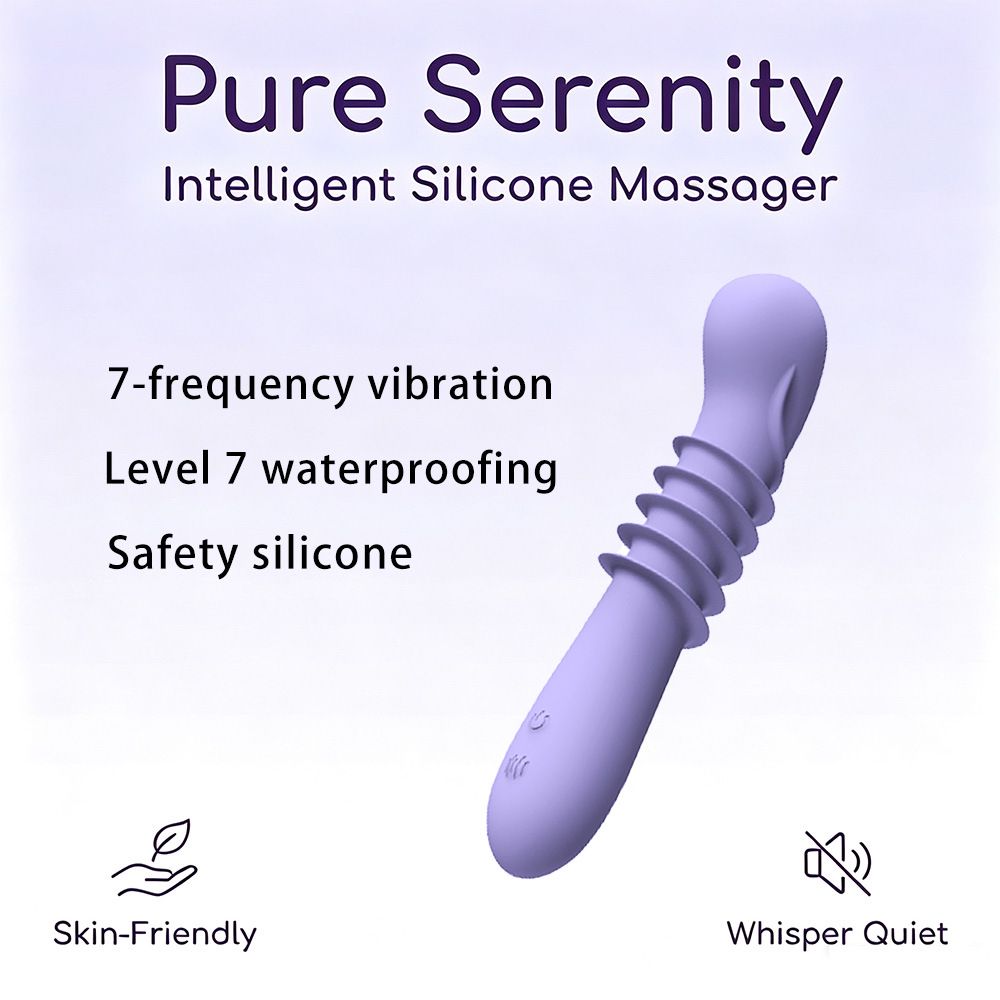 (Black) Womens Vibrator Sex Toys Silicone Adult Toys Adjustable Vibration Waterproof Rechargeable Massager Portable Adult Product for Female